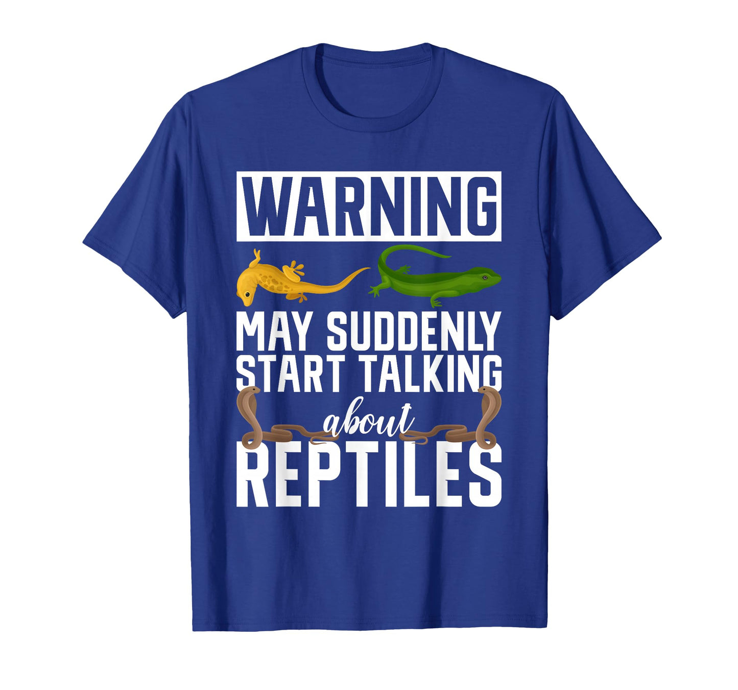 Zookeeper Warning May Suddenly Start Talking About Reptiles T-Shirt