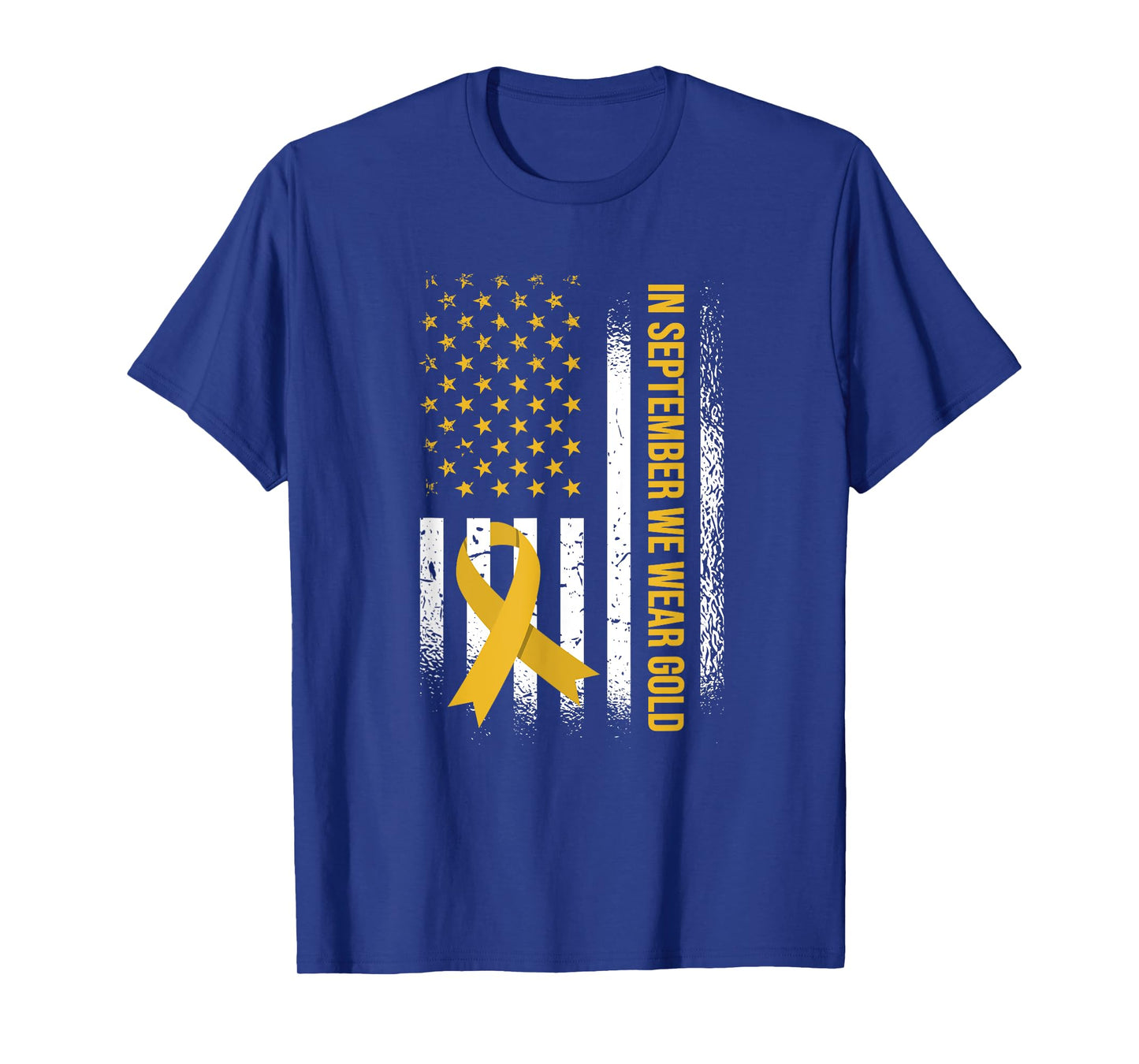 In September We Wear Gold - Childhood Cancer Awareness T-Shirt