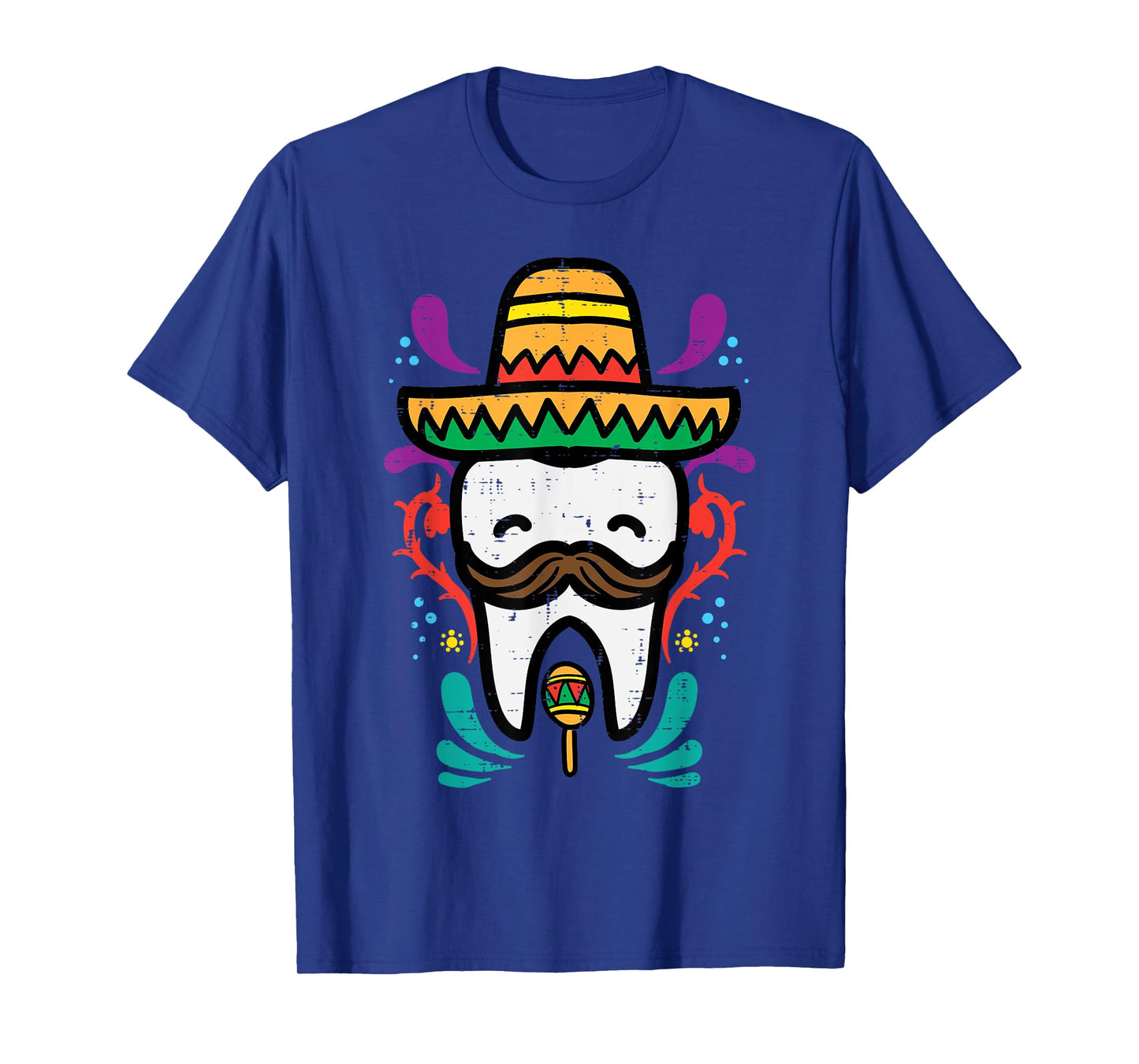 Mexican Tooth Funny Cinco De Mayo Dentist Dental Assistant T-Shirt