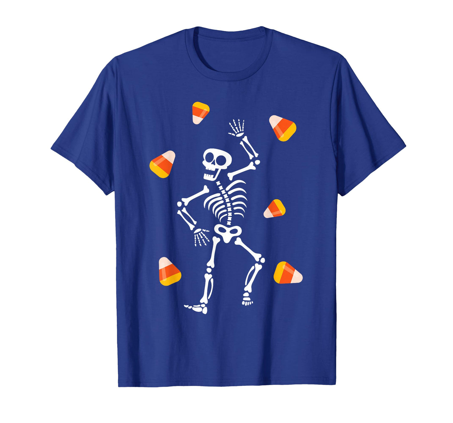 Funny Halloween Costume Candy Corn Skull Skeleton Spooky Kid T-Shirt