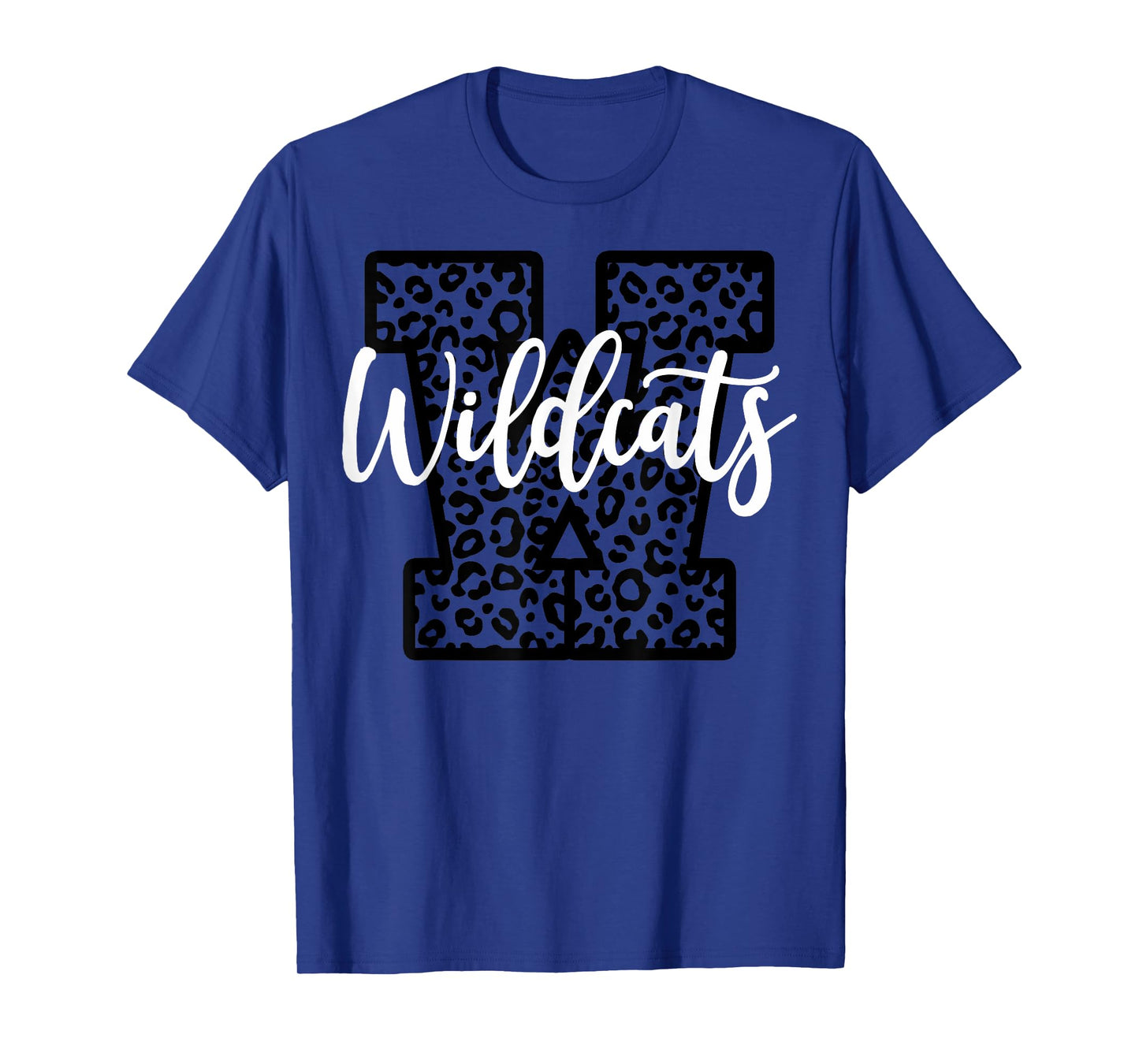 Wildcats School Spirit Mascot Leopard Cheer Fan Game Day T-Shirt
