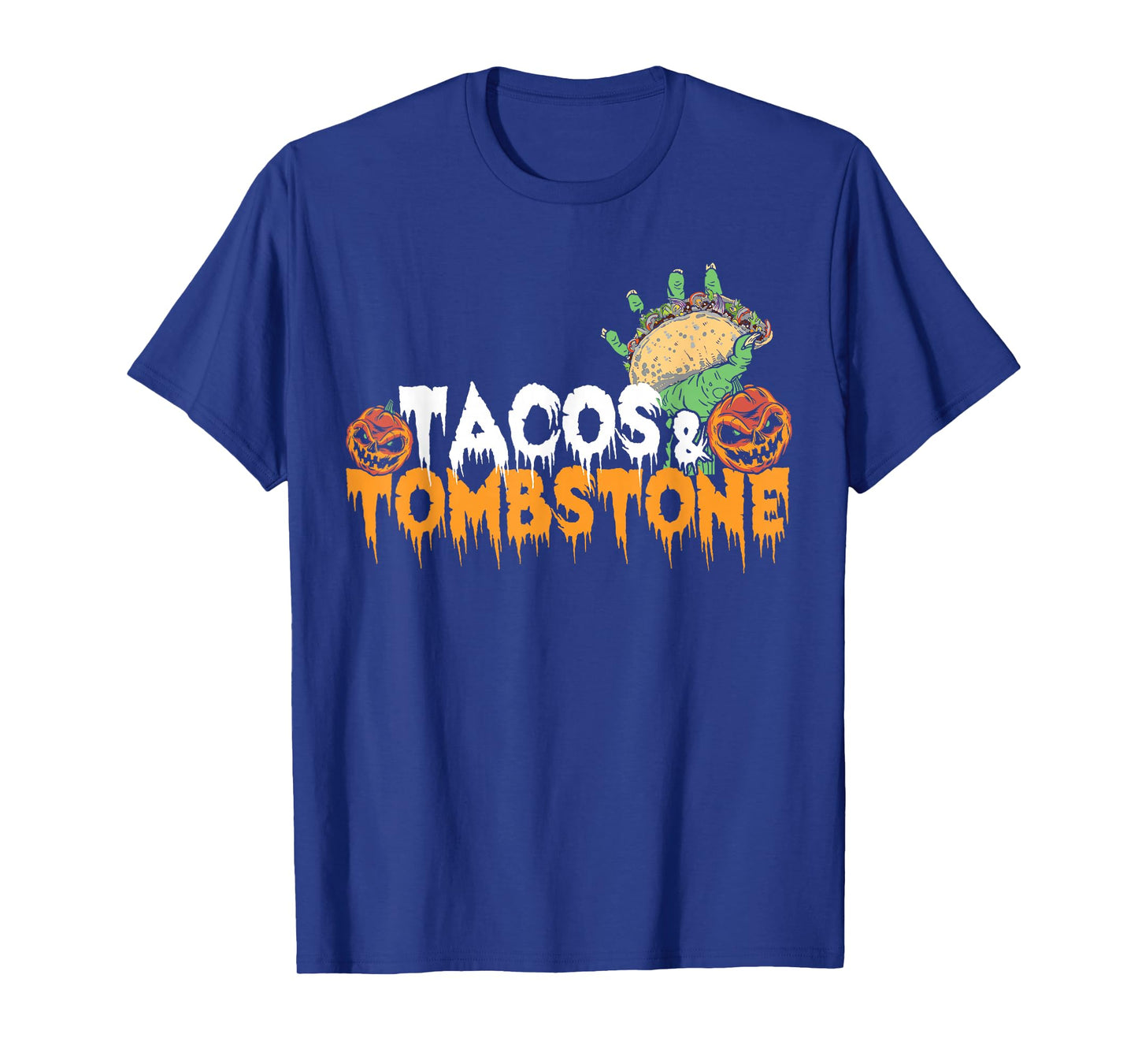Tacos & Tombstone Halloween Design T-Shirt