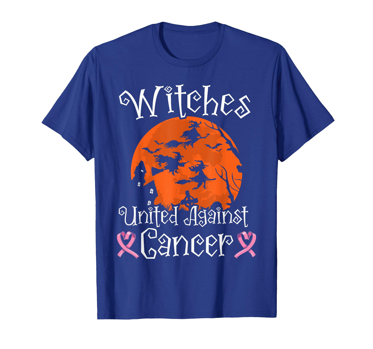 Witches United Against Cancer Breast Cancer Halloween T-Shirt