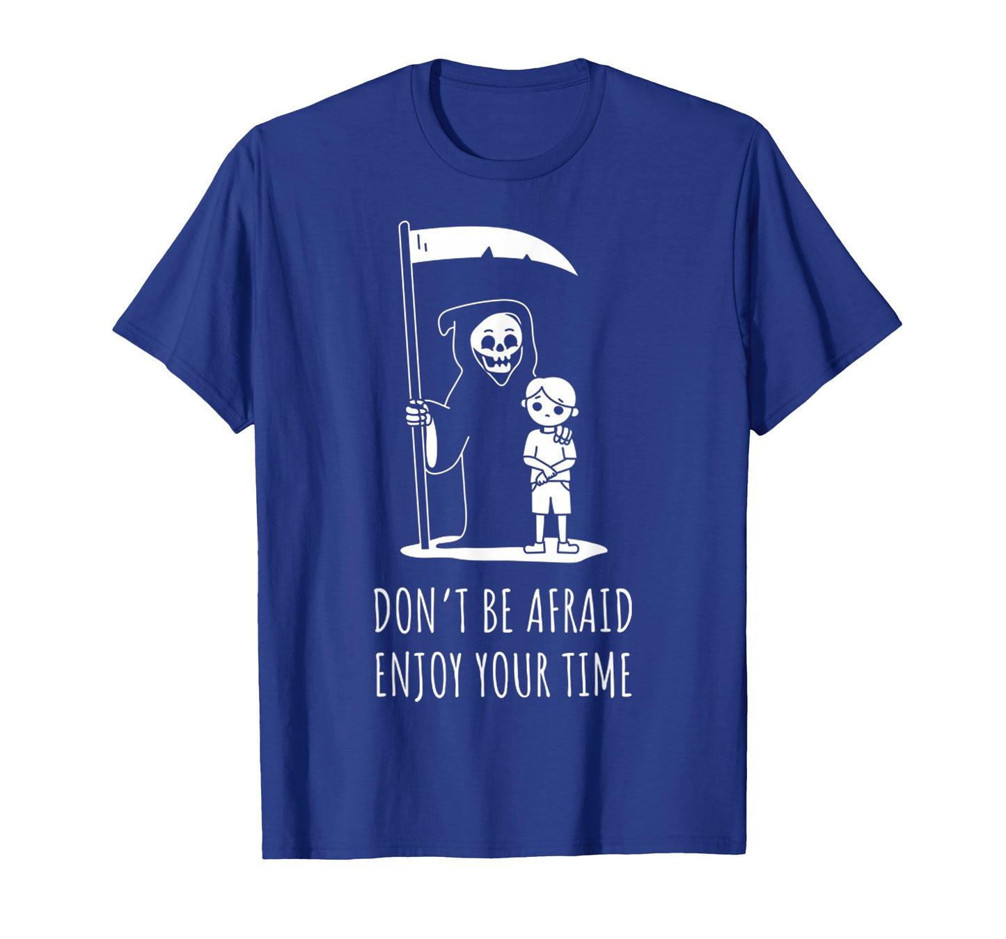 Grim Reaper Advice Funny Skeleton Halloween Spooky Horror T-Shirt