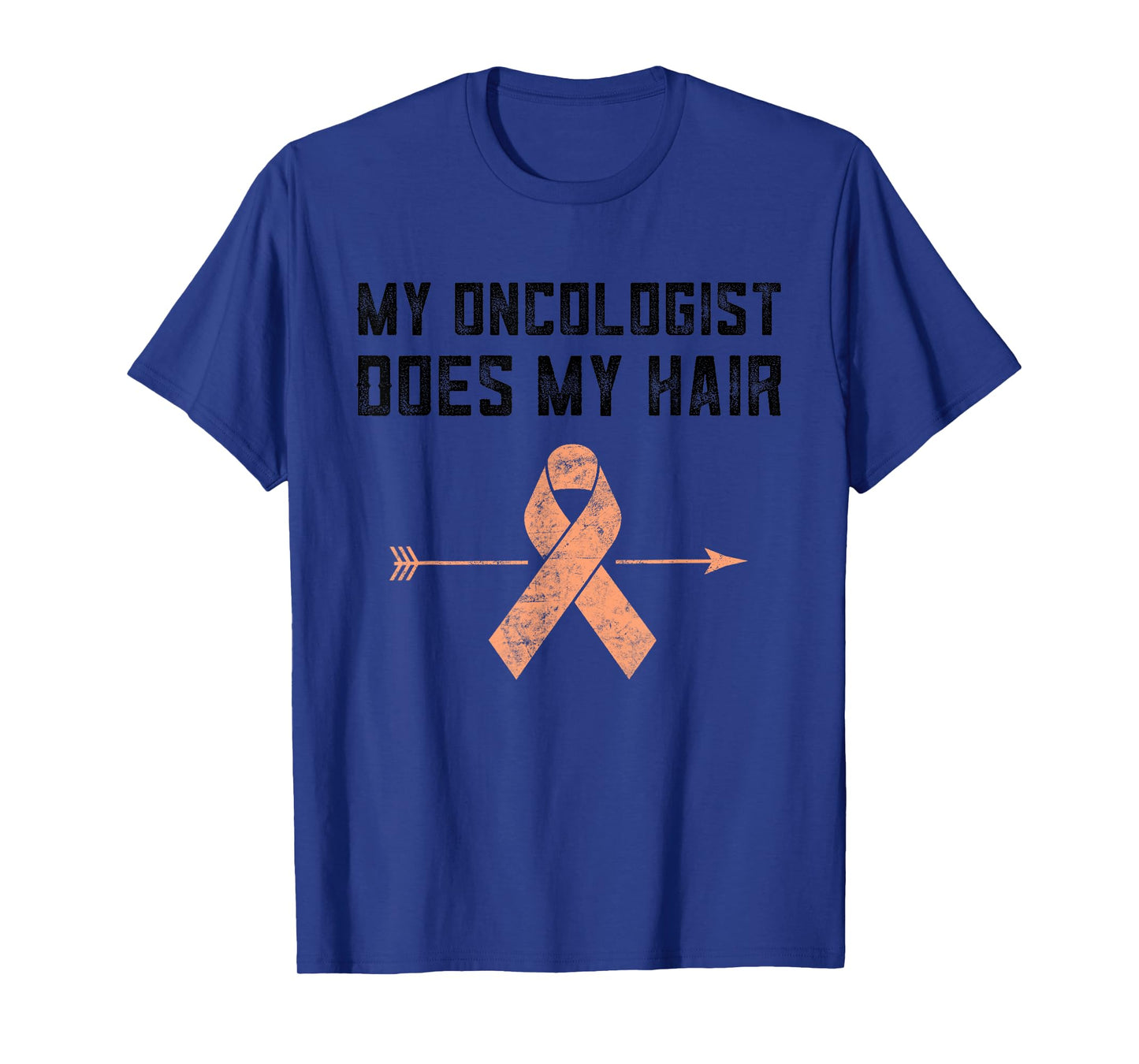 Uterine Cancer My Oncologist Does My Hair Endometrial Cancer T-Shirt