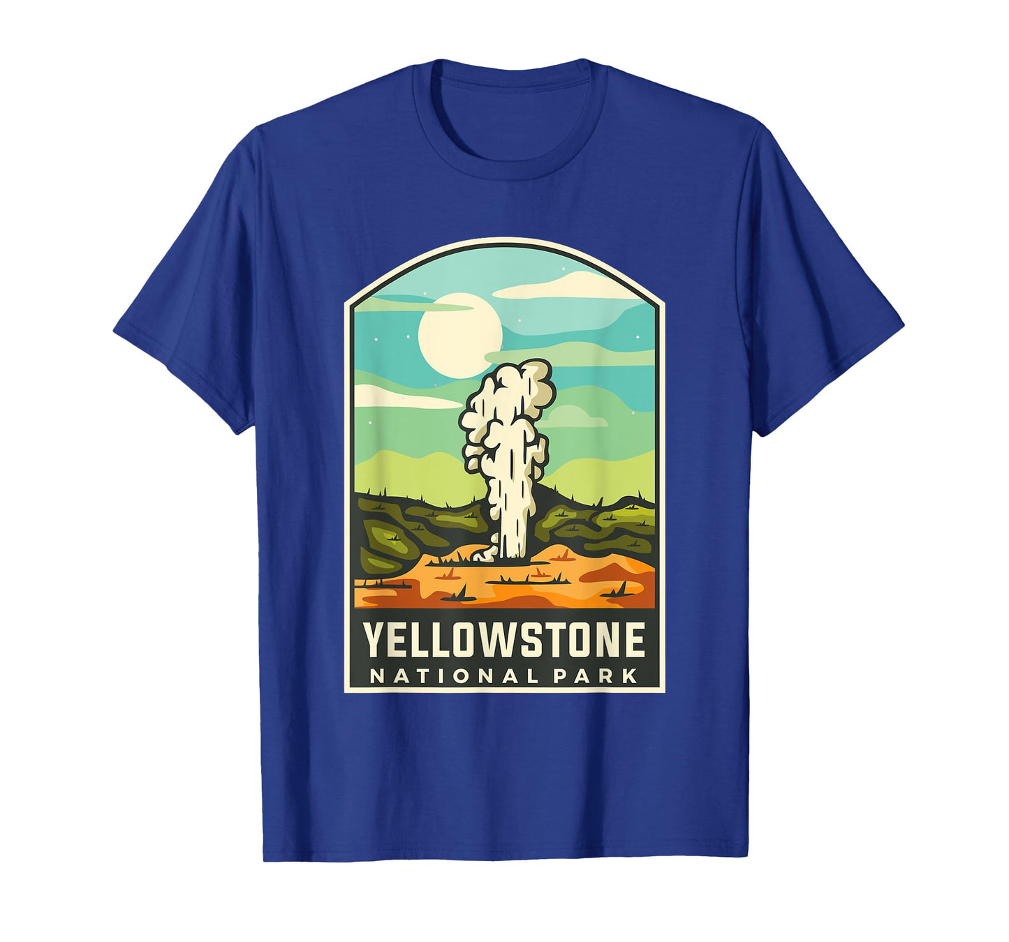 Yellowstone National Park - Throwback Design - Classic T-Shirt