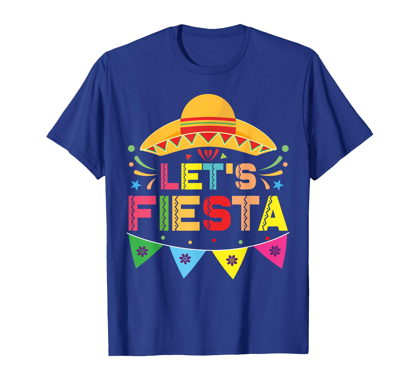 Let's Fiesta Mexico Fiesta Taco Guitar Cinco De Mayo T-Shirt