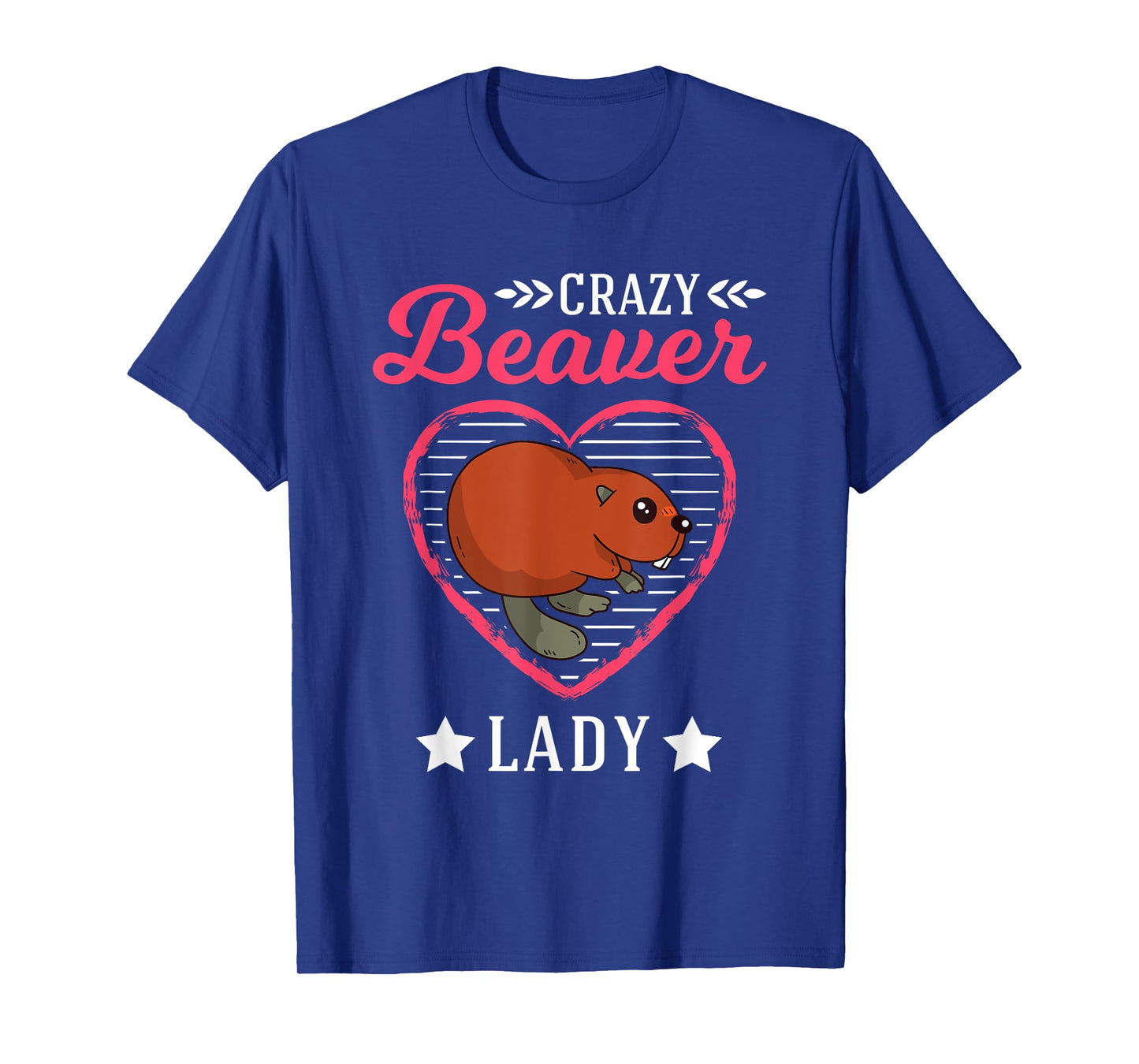 Crazy Beaver lady T-Shirt