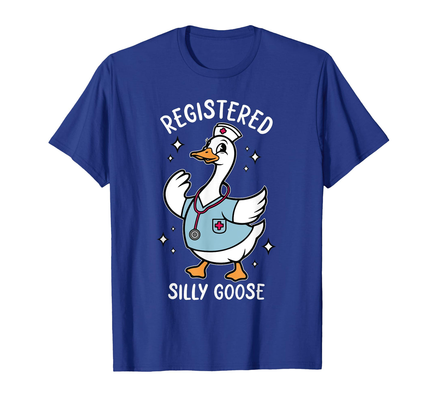 Silly Goose Registered Nurse Animal Lover RN Nurses Day T-Shirt