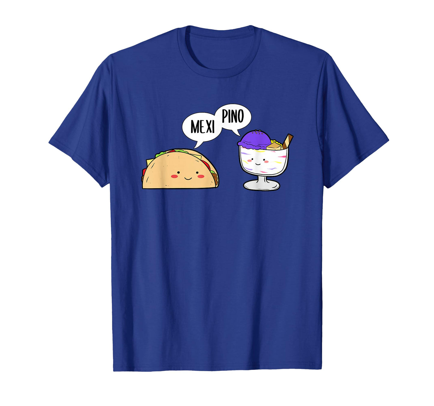 Philippines Mexico Filipino Mexipino Halo-Ice-Dessert Taco T-Shirt