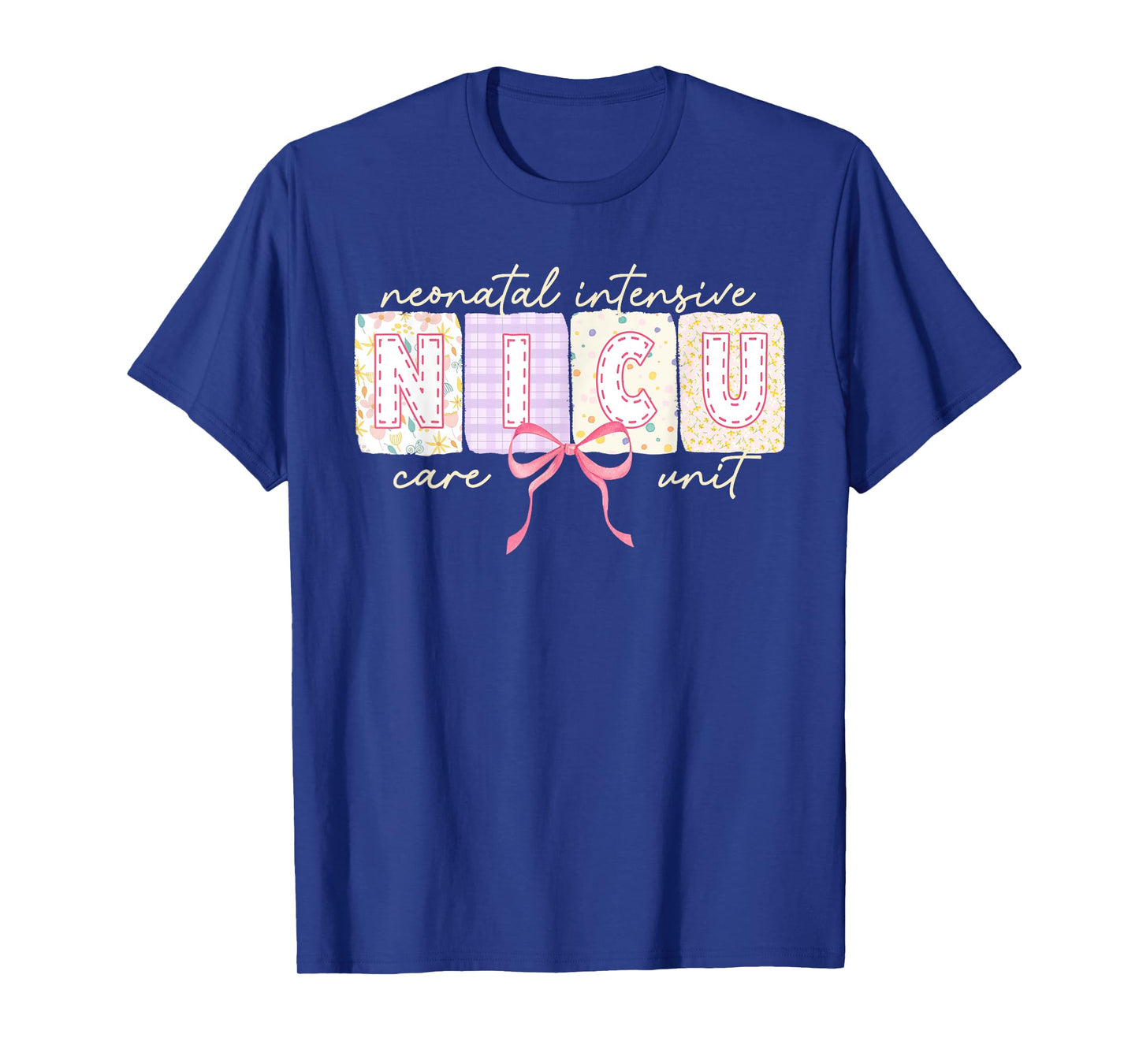 Cute Coquette Bow Spring NICU Nurse T-Shirt