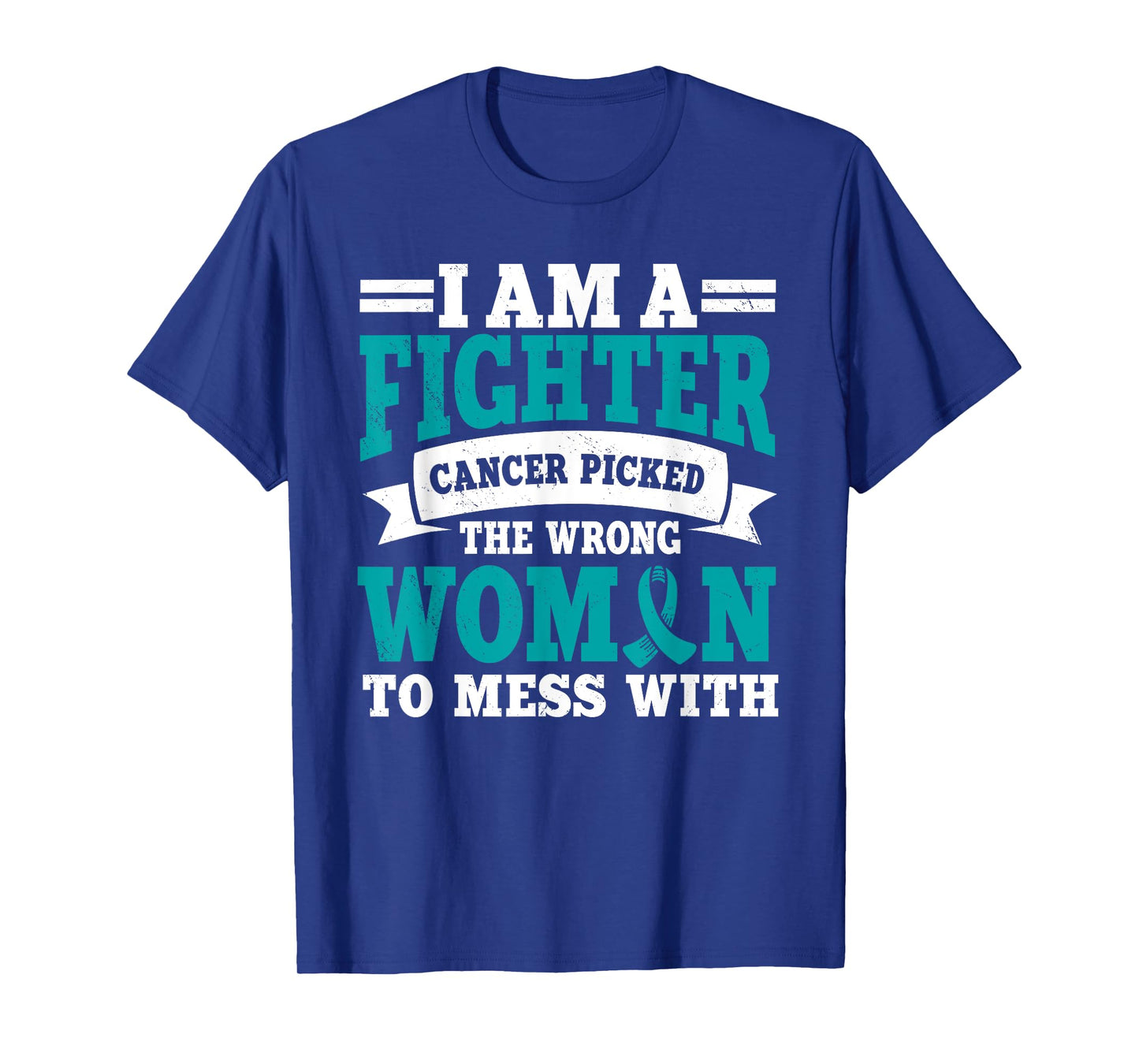Ovarian Cancer Awareness Women Fighter Mother's Day T-Shirt