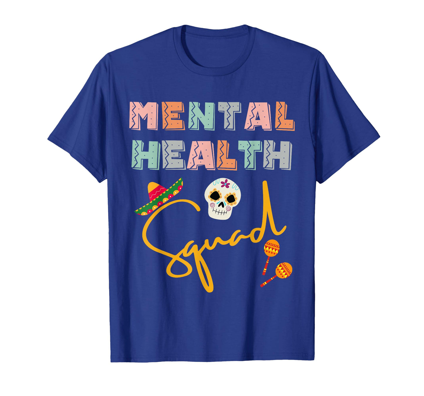 Cinco De Mayo Mental Health Squad Nurse Crew Matching T-Shirt