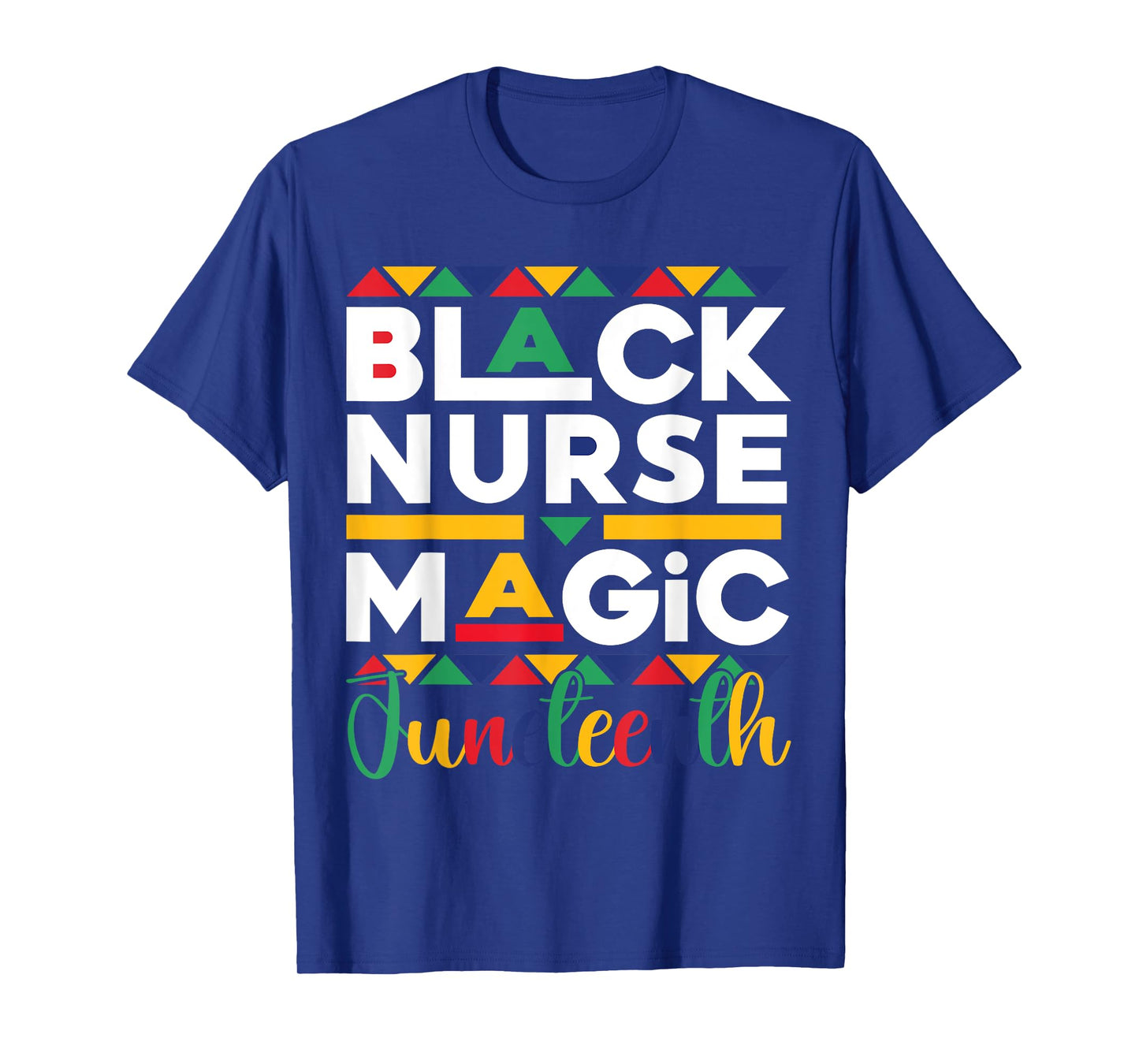 Pride Black Nurse Magic Juneteenth Black History Freedom RN T-Shirt