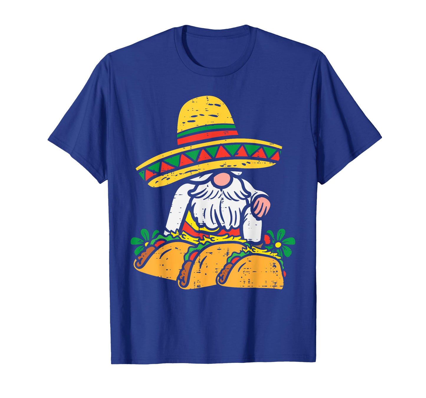 Mexican Gnome Sombrero Tacos Cinco De Mayo Fiesta Men Women T-Shirt