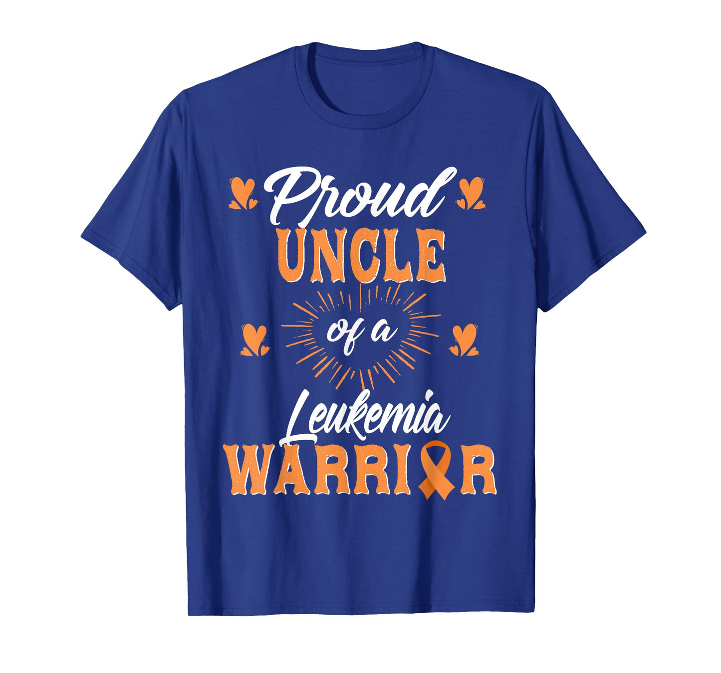 Proud Uncle Of A Leukemia Warrior Awareness T-Shirt