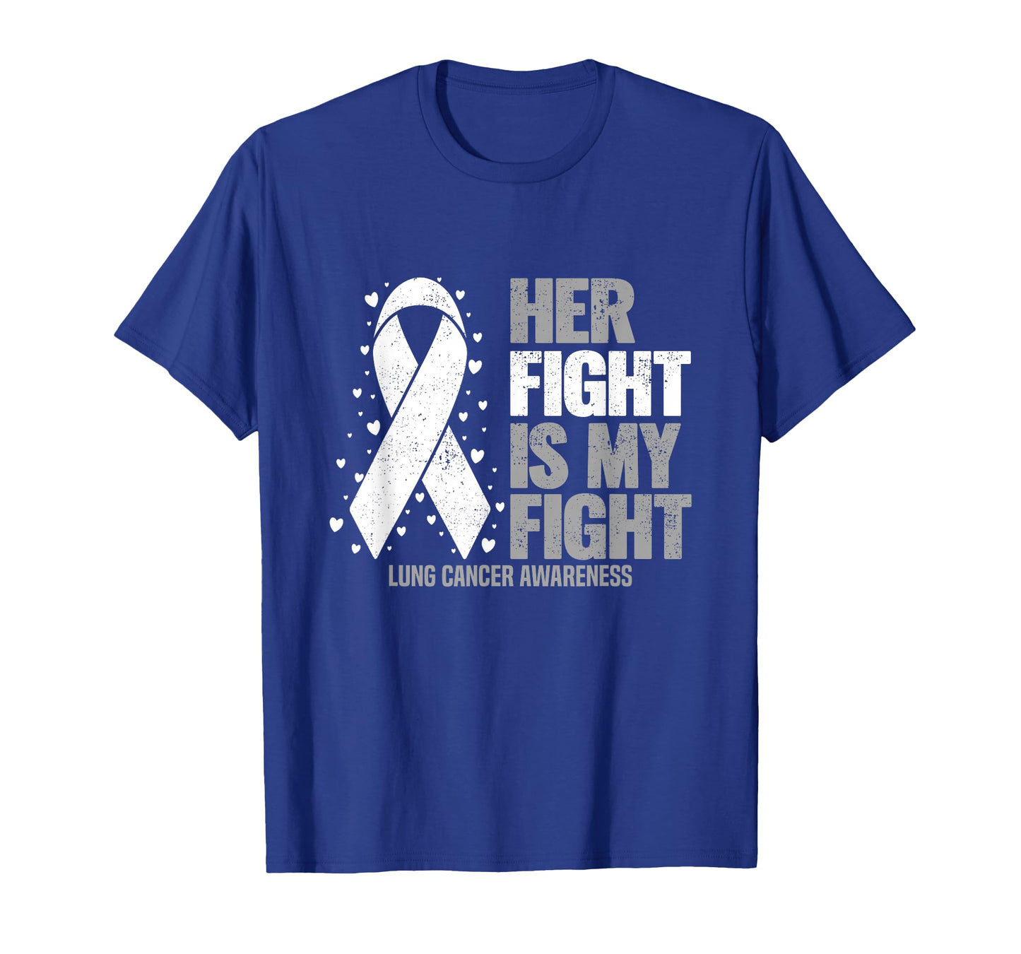 Lung Cancer Her Fight is my Fight Lung Cancer Awareness T-Shirt