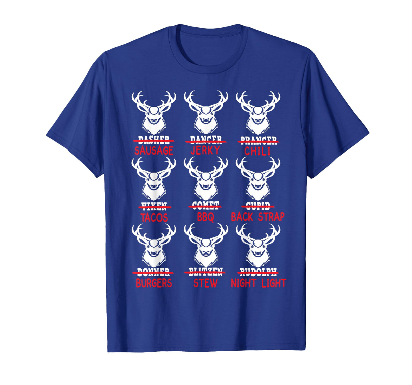 Funny Christmas Deer Bow Hunting Santa Men Women Hunter Gift T-Shirt
