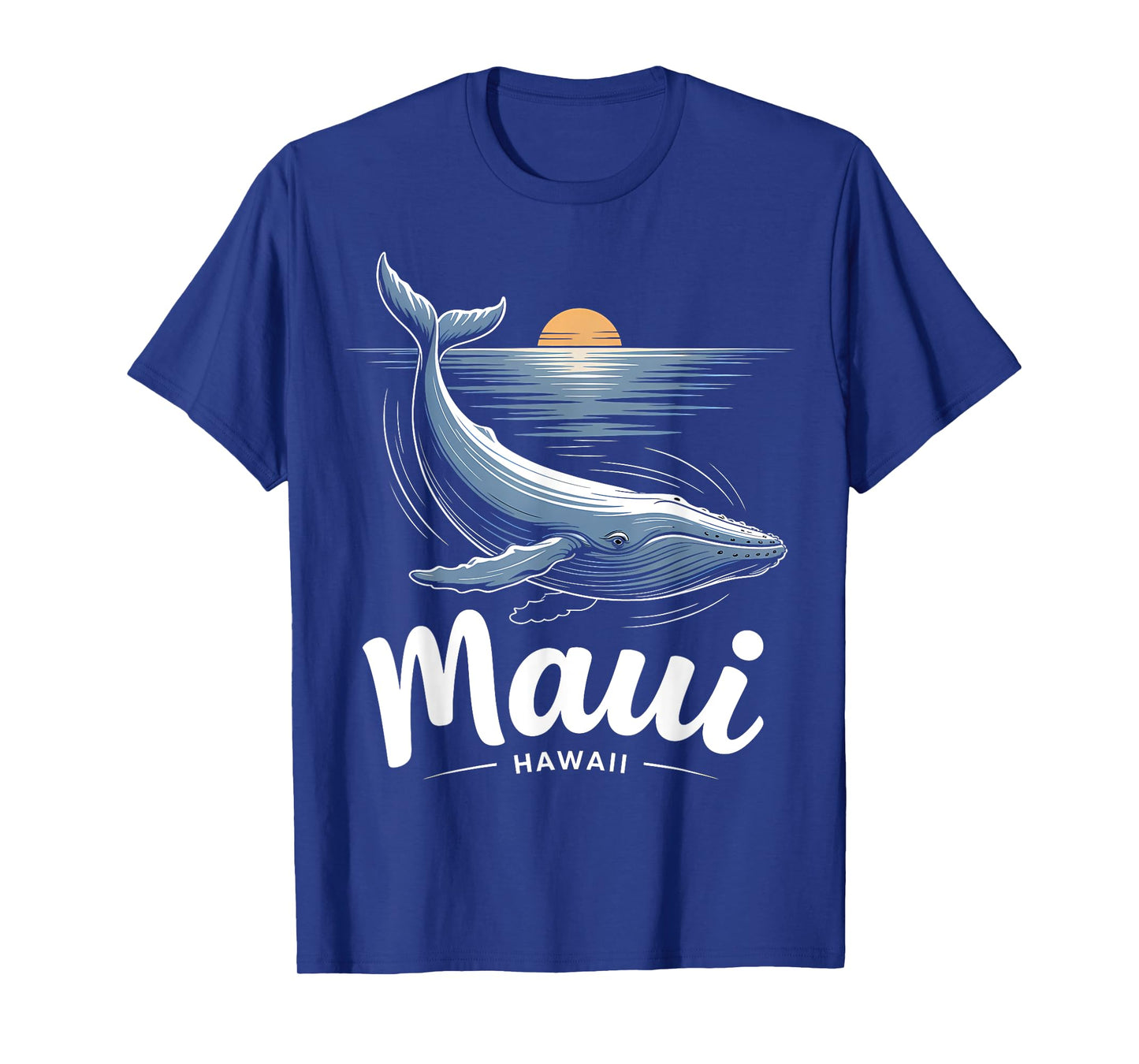 Maui Hawaii Humpback Whale Watching Souvenir Black T-Shirt