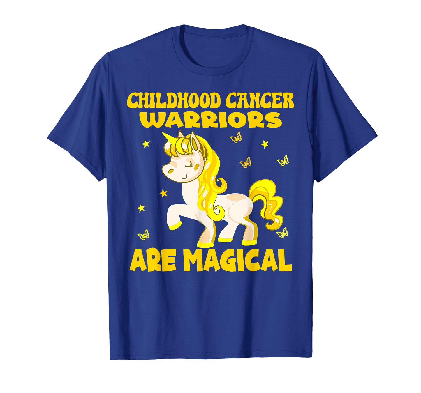 Childhood Cancer Warriors are Magical Cute Unicorn Girl Kids T-Shirt