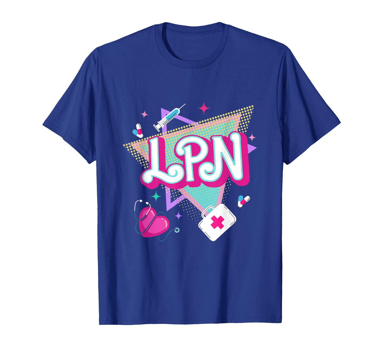 Retro vintage LPN Licensed Practical Nurse men women T-Shirt