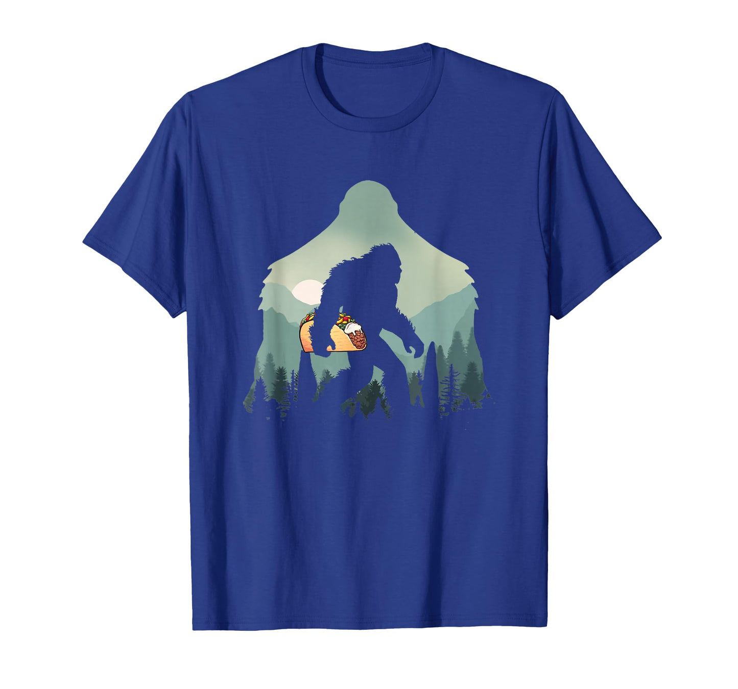 Funny Bigfoot With Tacos Sasquatch Believe Cinco de Mayo T-Shirt