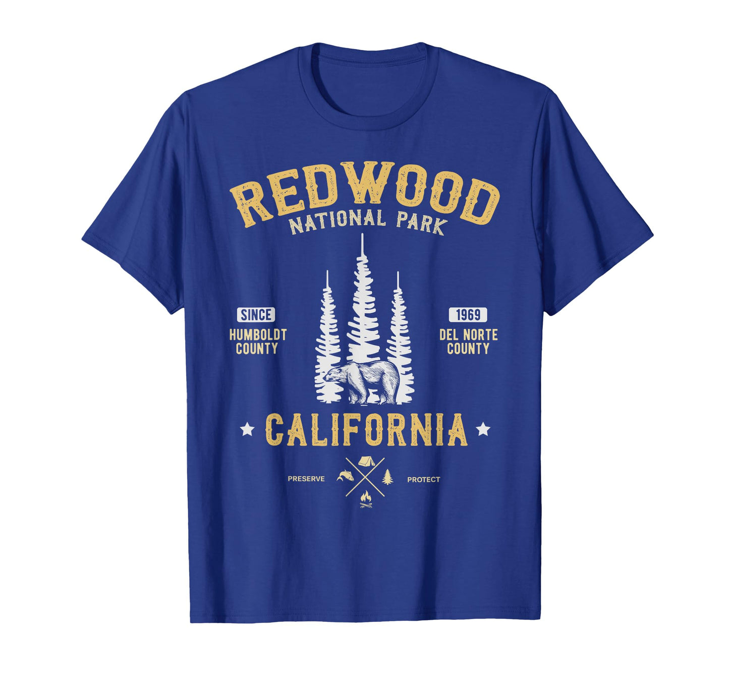 Redwood National Park Shirt, Redwood Forest US Nationalpark T-Shirt