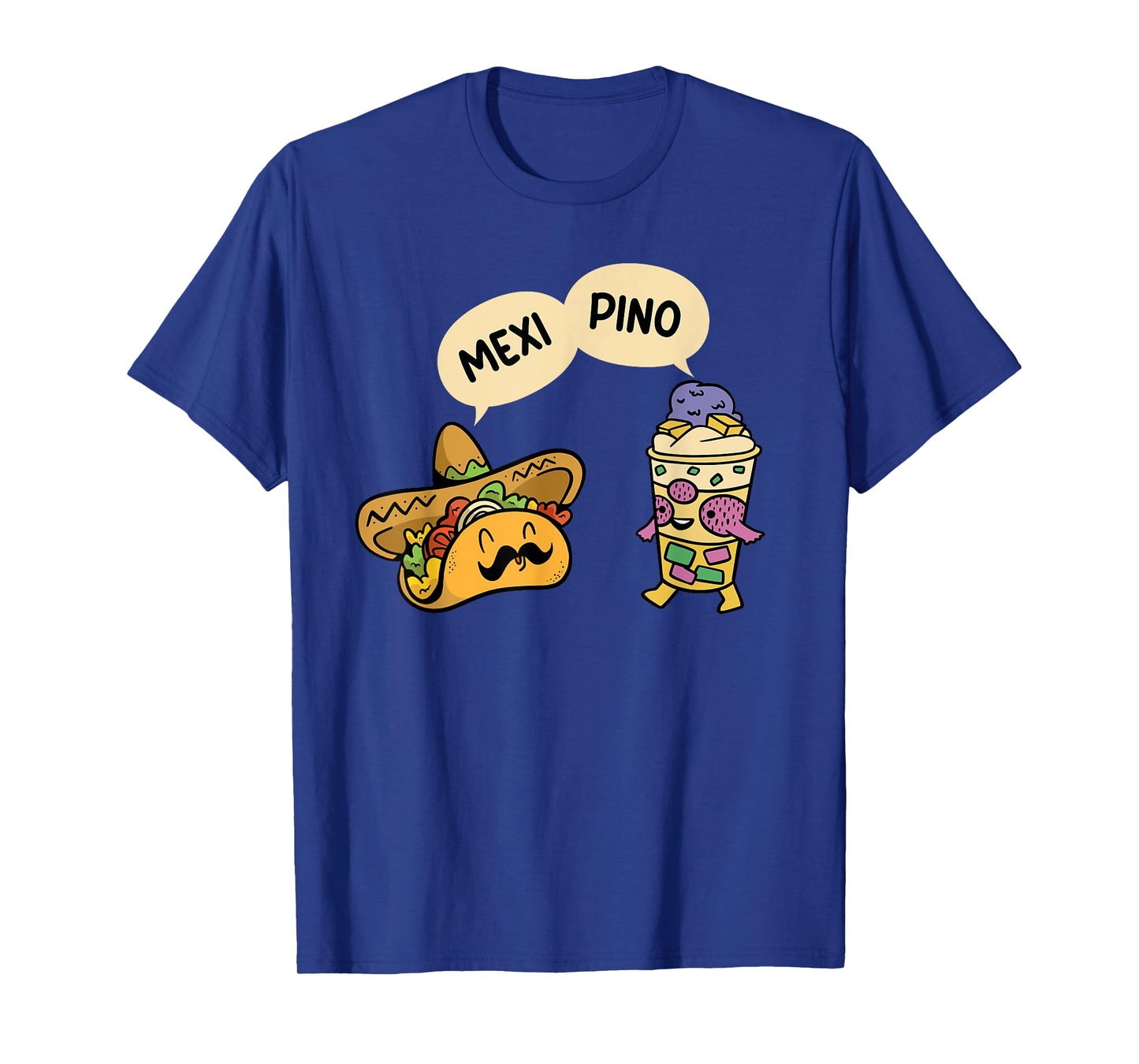 Mexipino - Funny Hallo Halo Tacos Lover Mexican Filipino T-Shirt