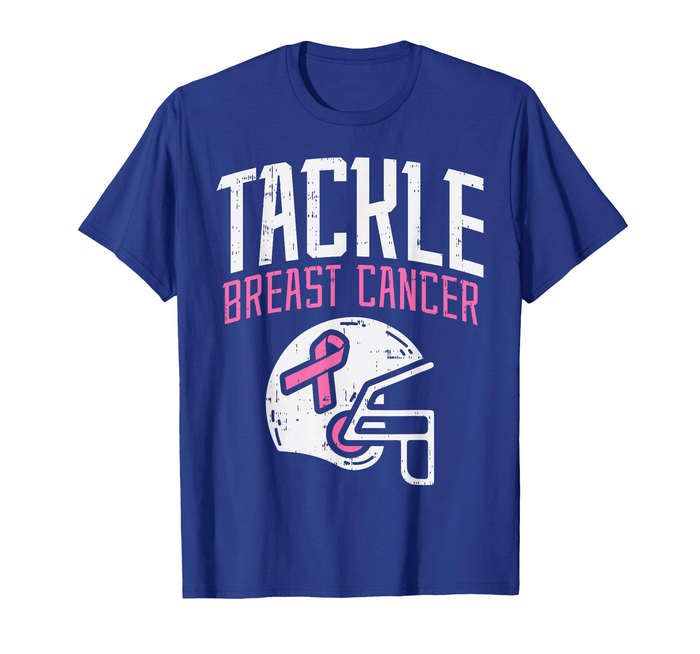 Tackle Breast Cancer Football Breast Cancer Awareness Gift T-Shirt