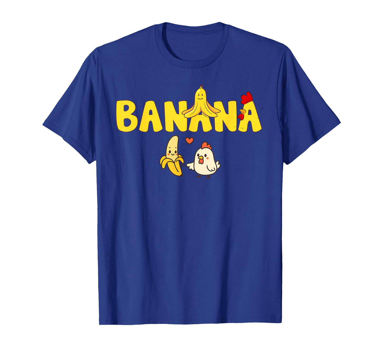 Funny Chicken & Banana Halloween Couples Family Costume 2025 T-Shirt