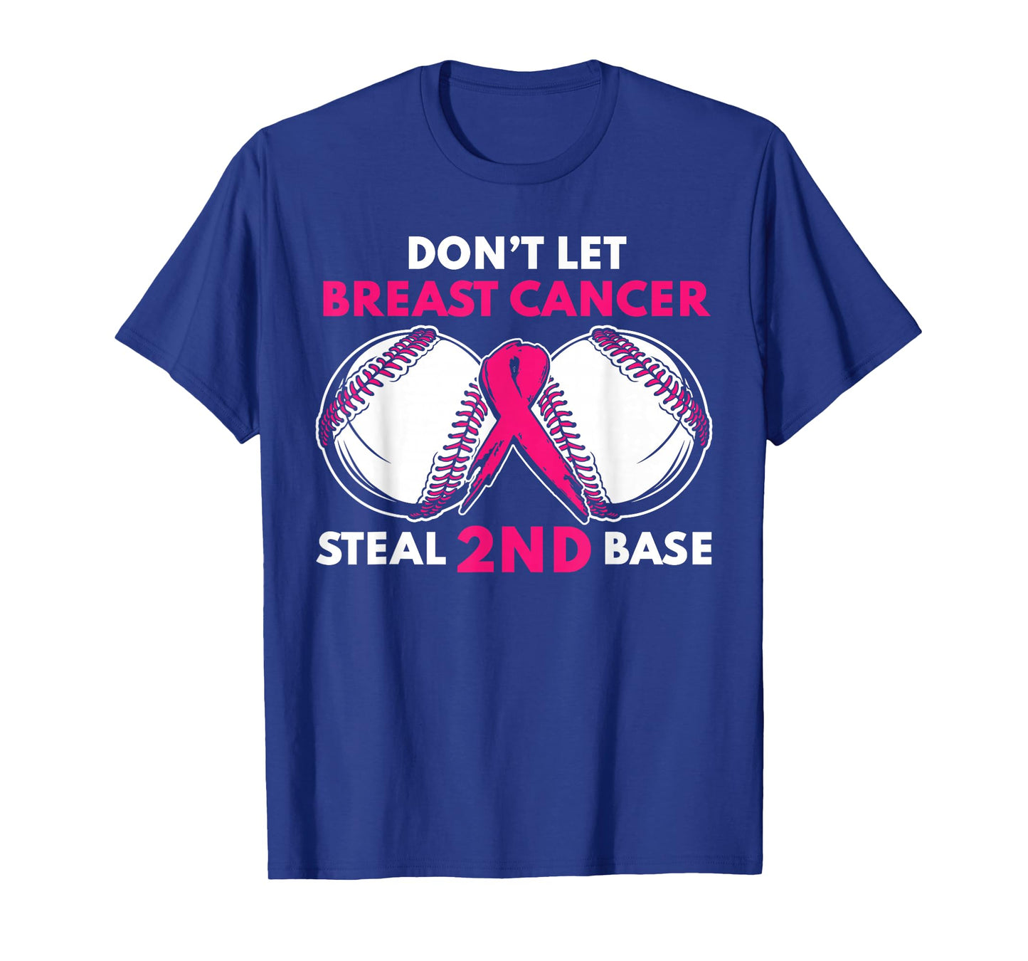 Breast Cancer Awareness Month Cute Baseball Pink October T-Shirt