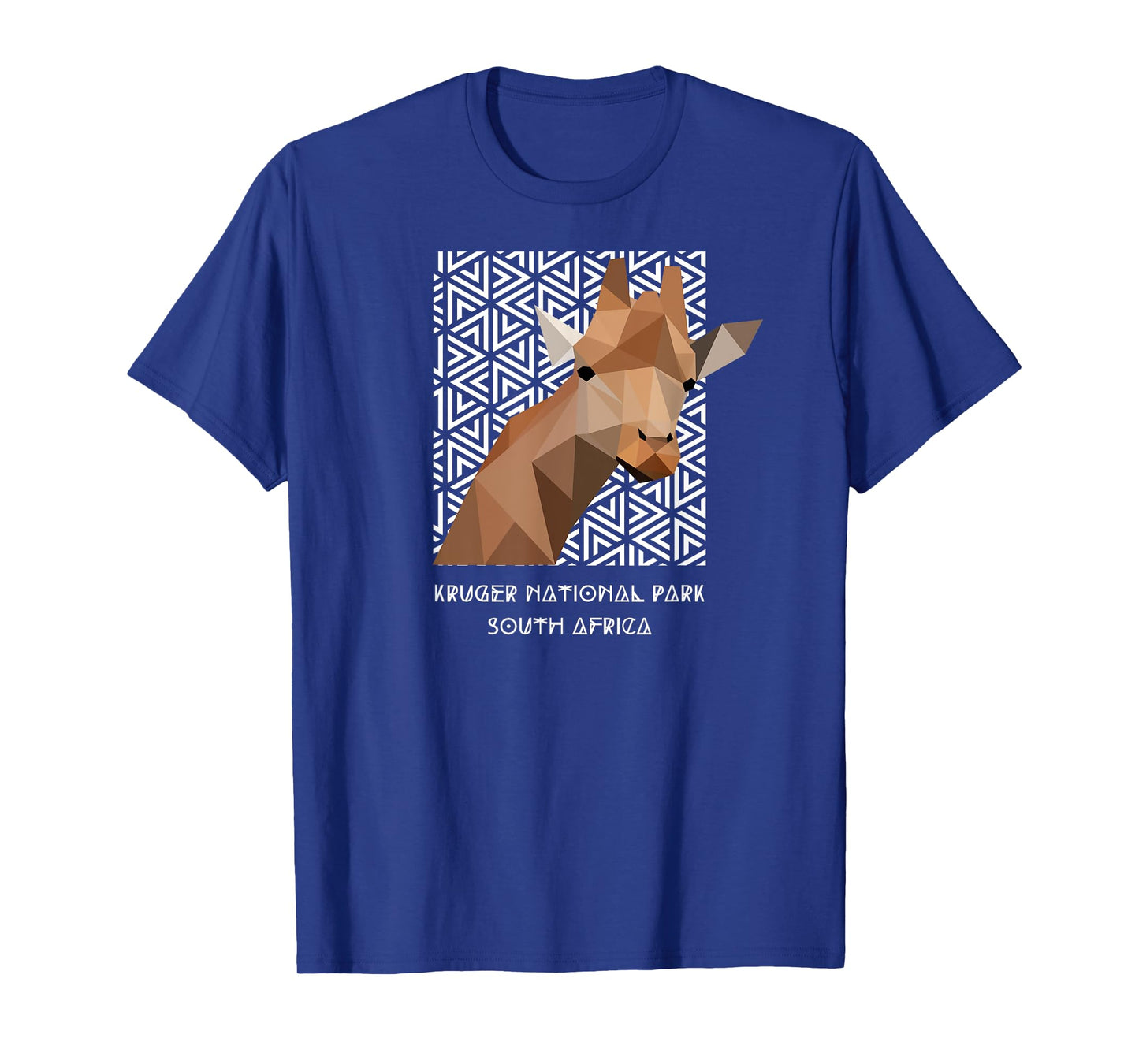Kruger National Park South Africa Safari Geometric Giraffe T-Shirt