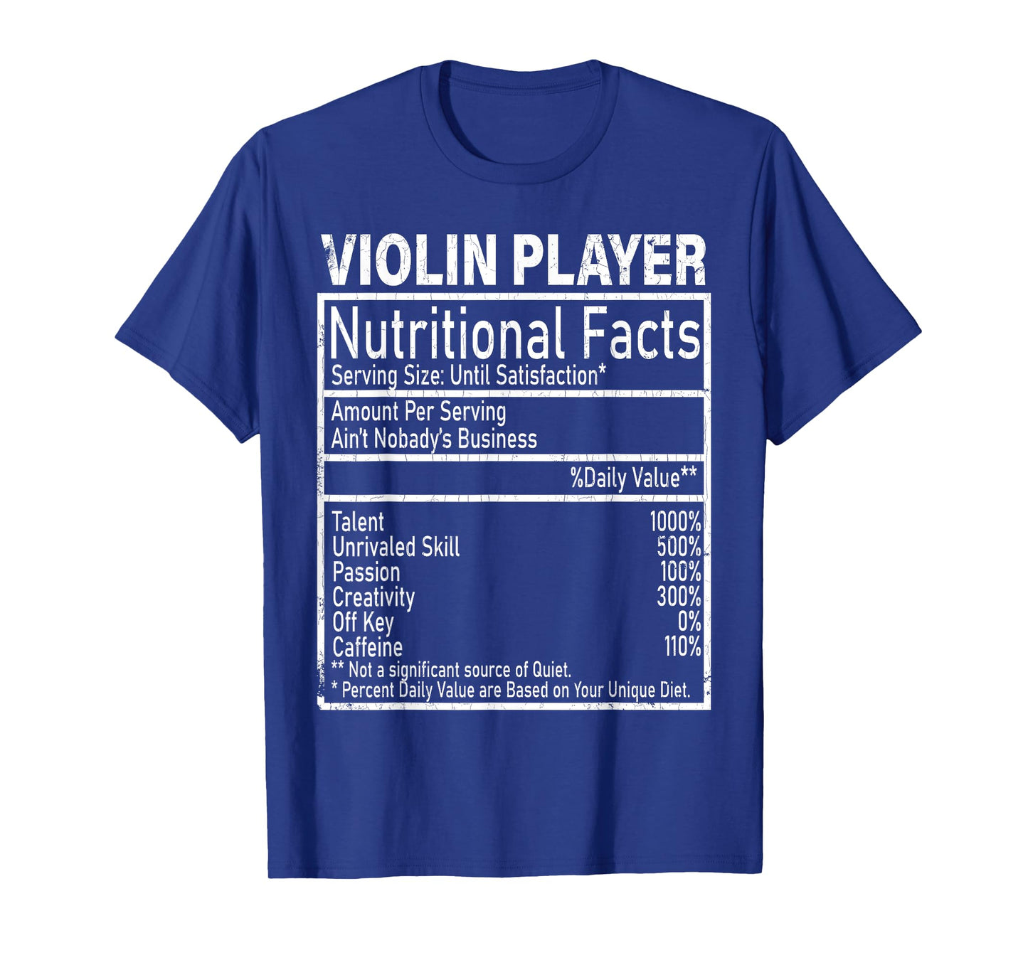 Violin Player Facts Funny Violinist Music Player Graphic T-Shirt
