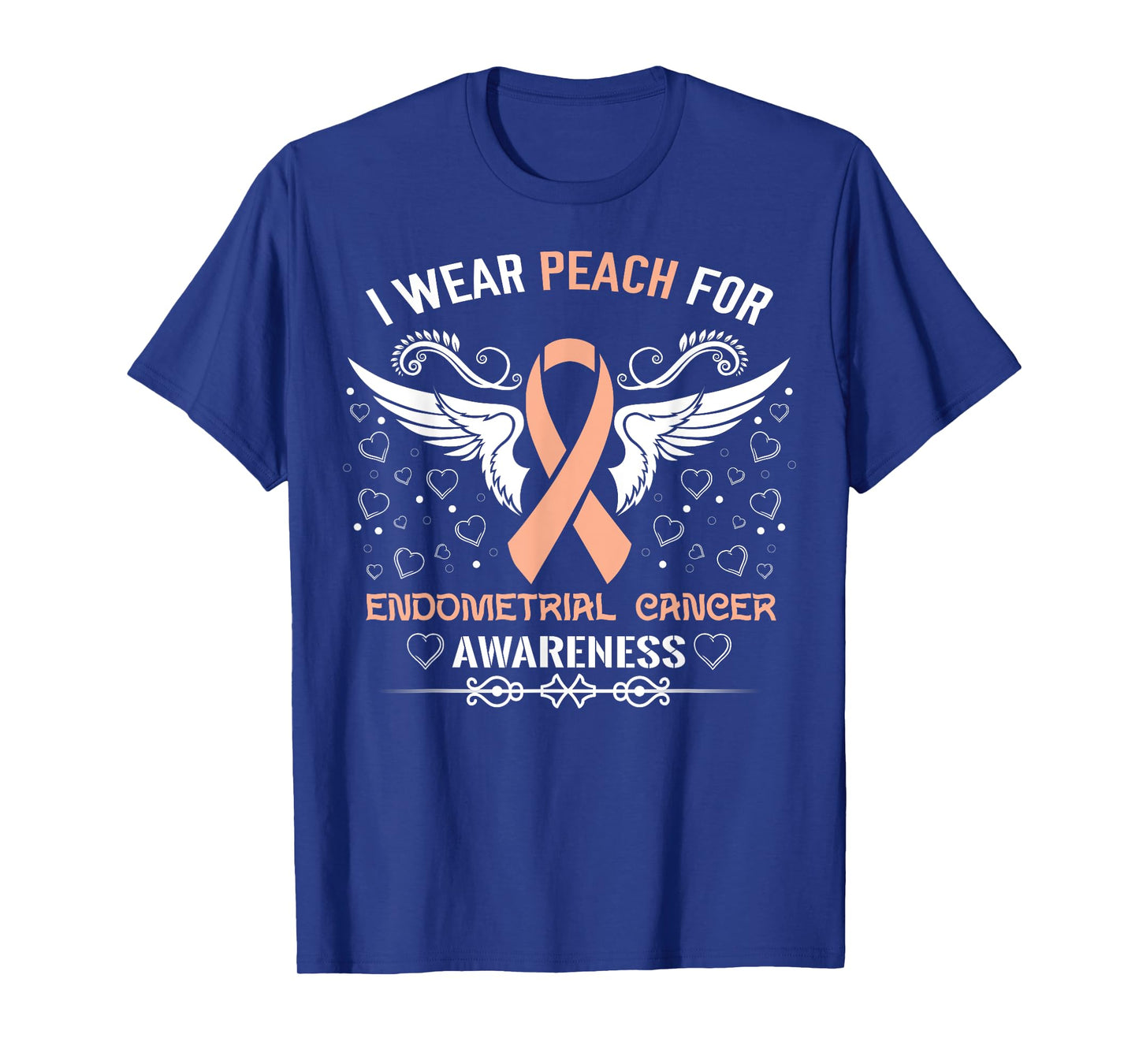 Endometrial Cancer Awareness Ribbon T Shirts