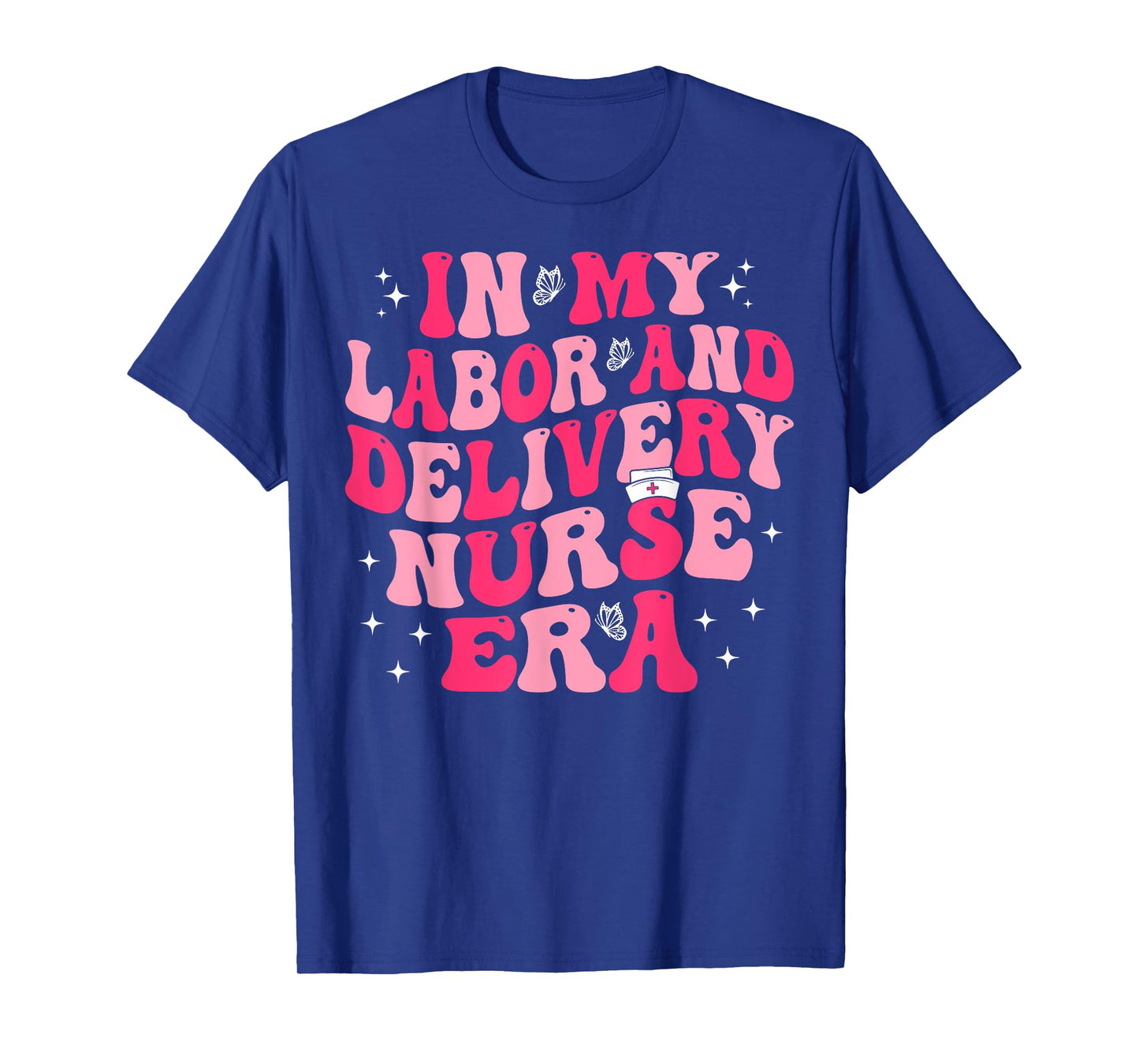 Groovy In My Labor And Delivery Nurse Era L&D Nurse T-Shirt