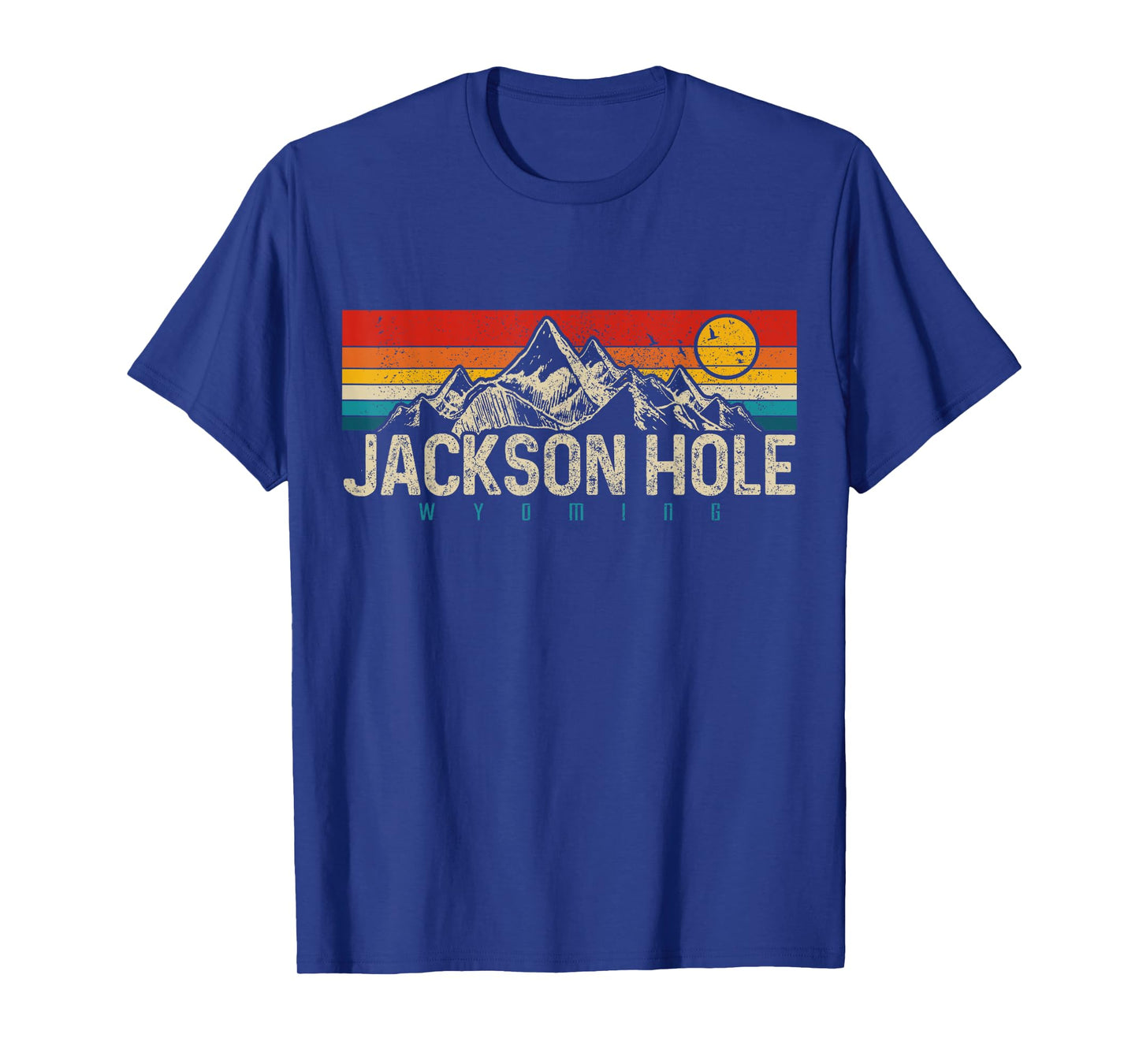 Jackson Hole Wyoming Vintage Mountains Pride Gift T-Shirt