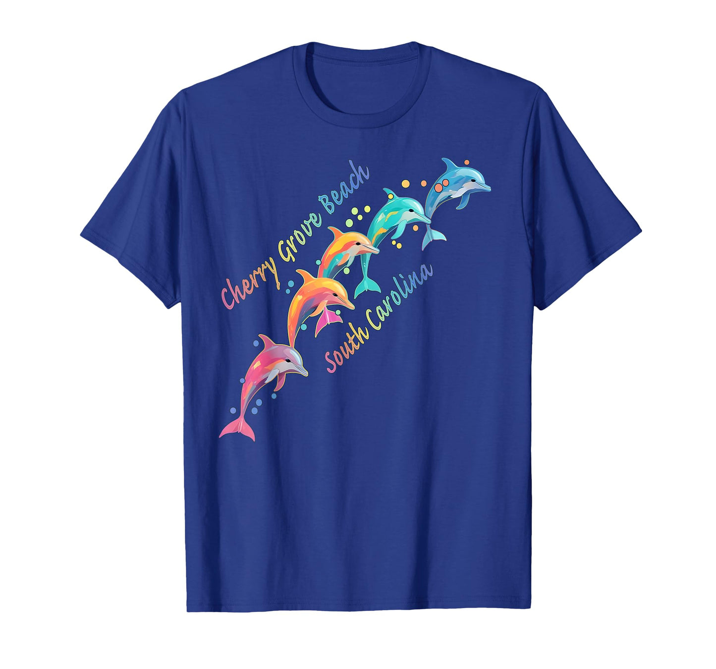 Dolphin Lover Cherry Grove Beach SC Family Beach Vacation T-Shirt