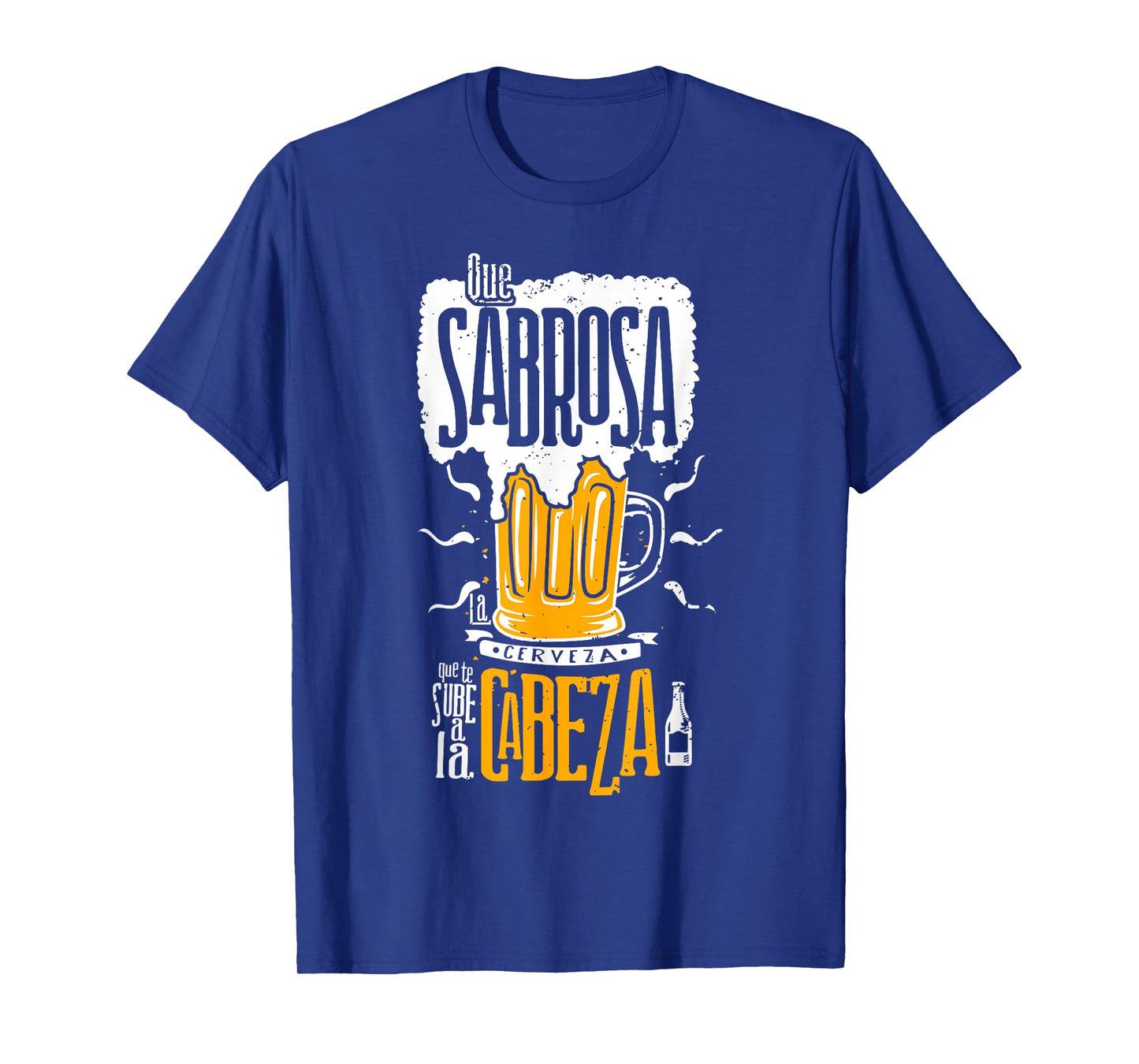 Cerveza Spanish Beer Lover Funny Sayings Mexicans Drinking T-Shirt