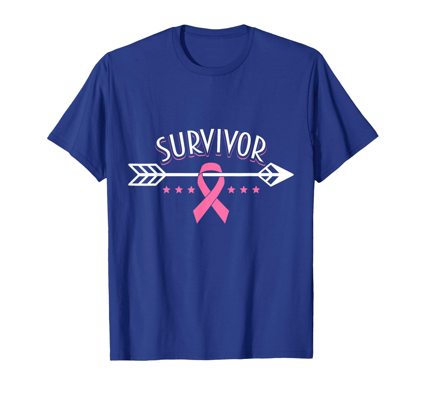 Survivor Pink Ribbon Breast Cancer Awareness Arrow T-Shirt