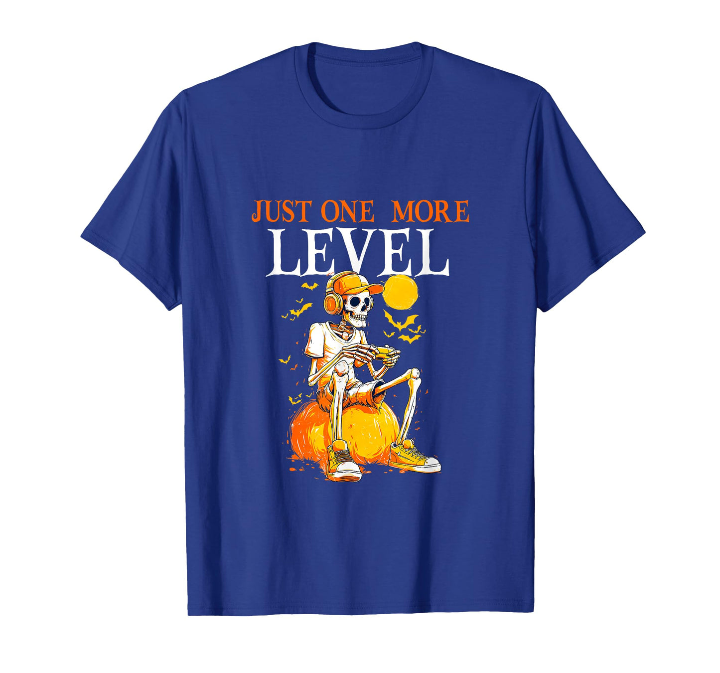 Just One More Level Gamer Skeleton Halloween T-Shirt