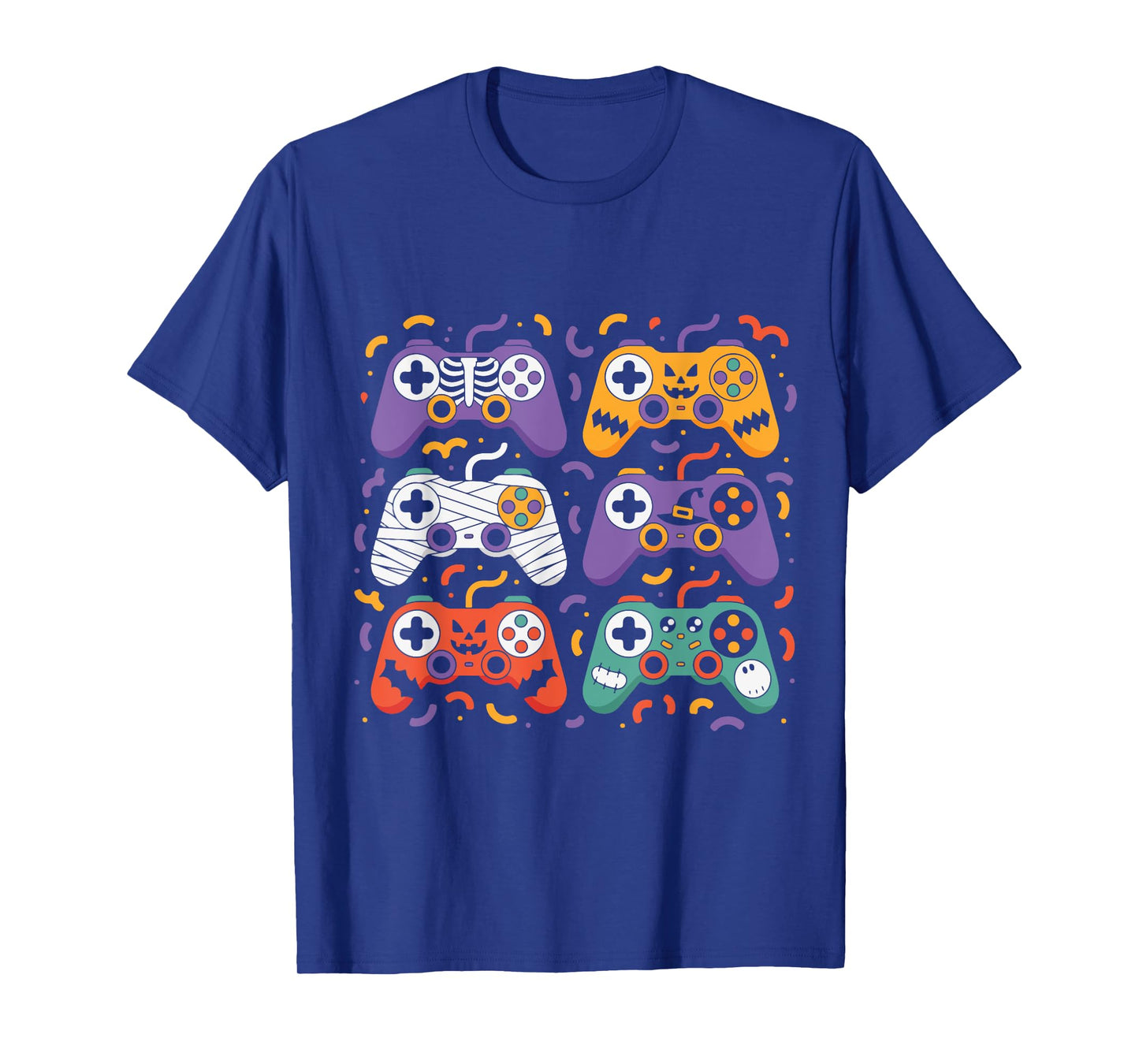Halloween Skeleton Zombie Gaming Controllers Mummy T-Shirt