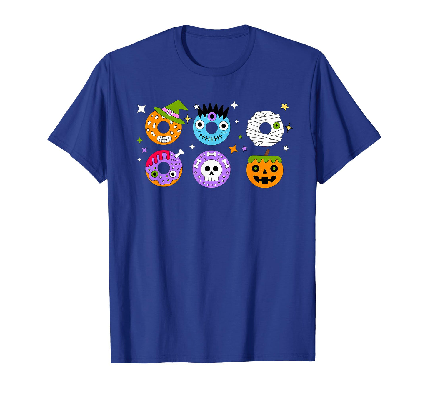 Cute Halloween Monster Donuts Costume Spooky Sweet Donut Tee T-Shirt