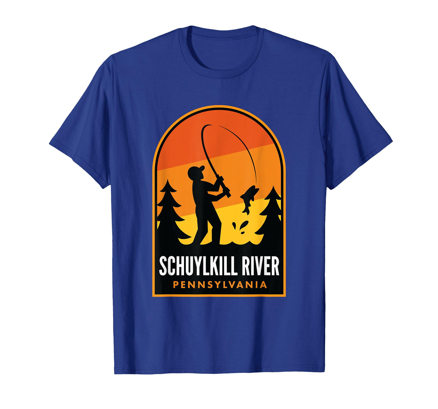 Schuylkill River Pennsylvania Fishing T-Shirt