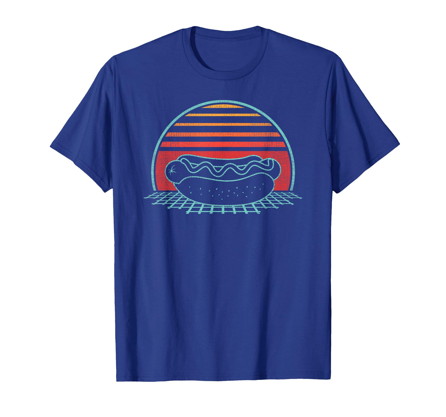 Hot Dog Retro Vintage 80s Style Gift T-Shirt