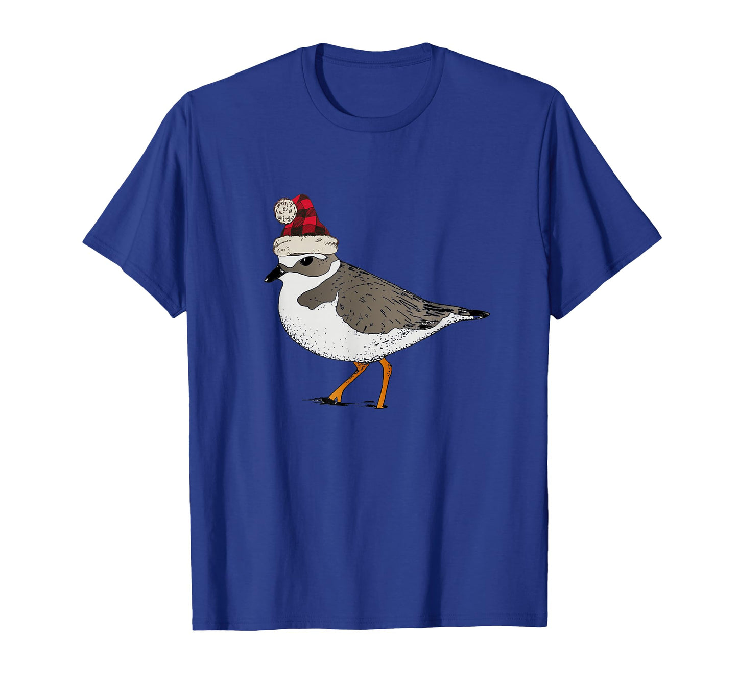 Piping Plover Christmas Shorebird Holiday Bird Birding T-Shirt