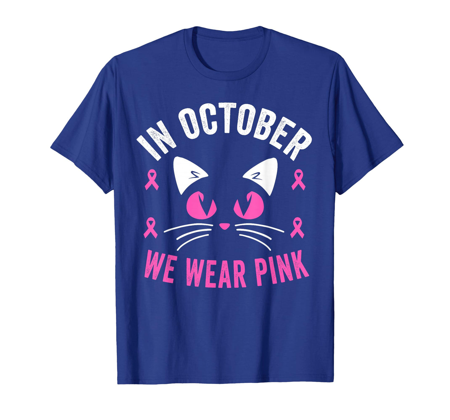 In October We Wear Pink Breast Cancer Awareness Kids Toddler T-Shirt