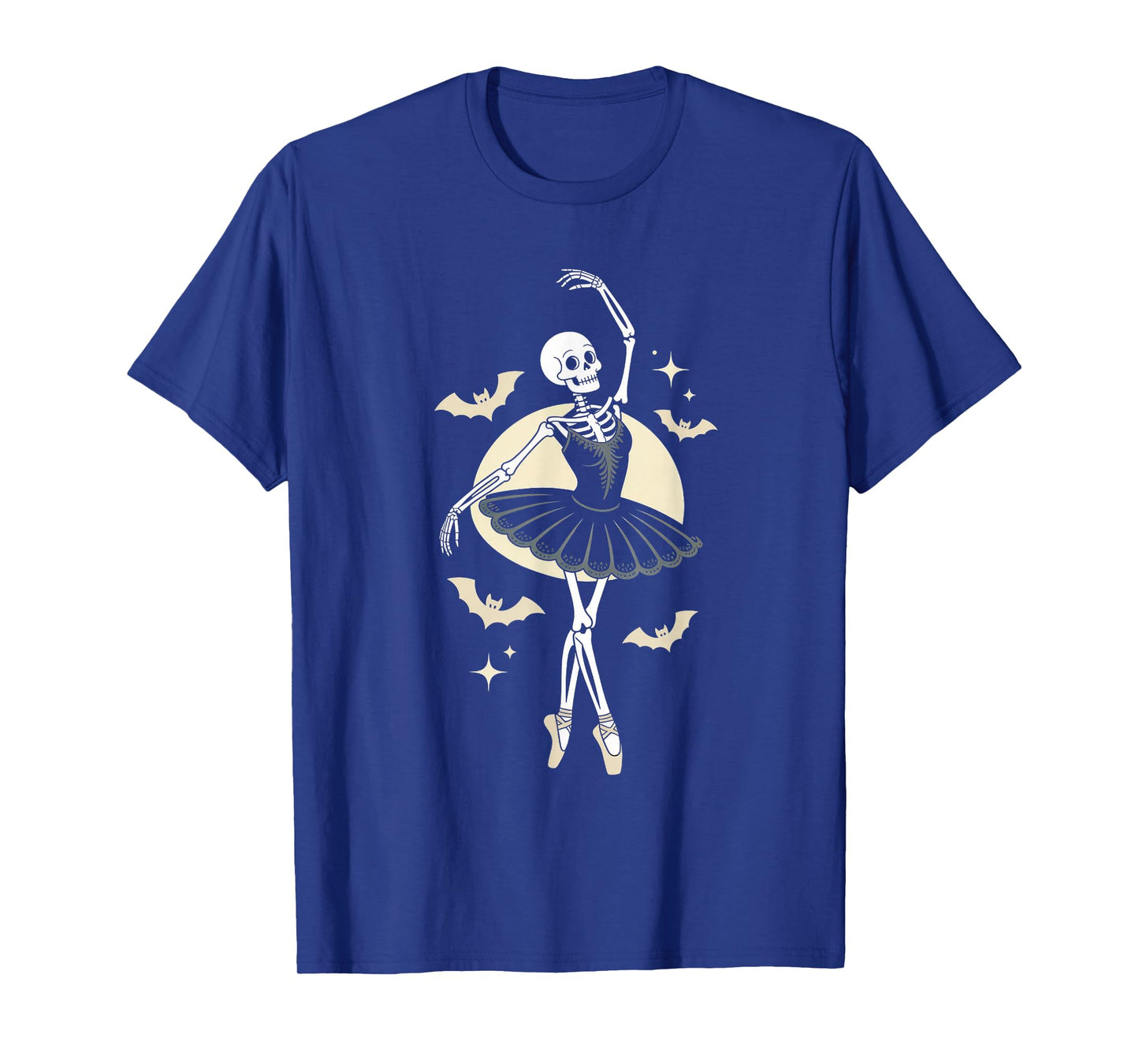Spooky Skeleton Ballerina Funny Halloween Ballet Dancing T-Shirt