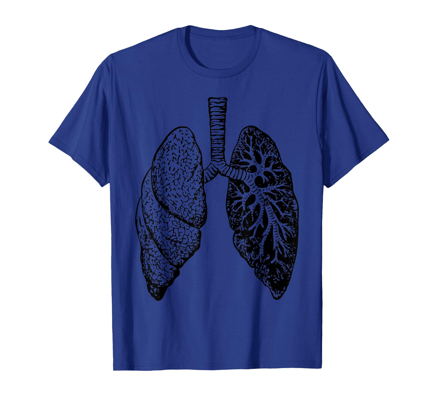Lung Diagram Shirt Doctor Nurse Lungs Chart T-Shirt T-Shirt