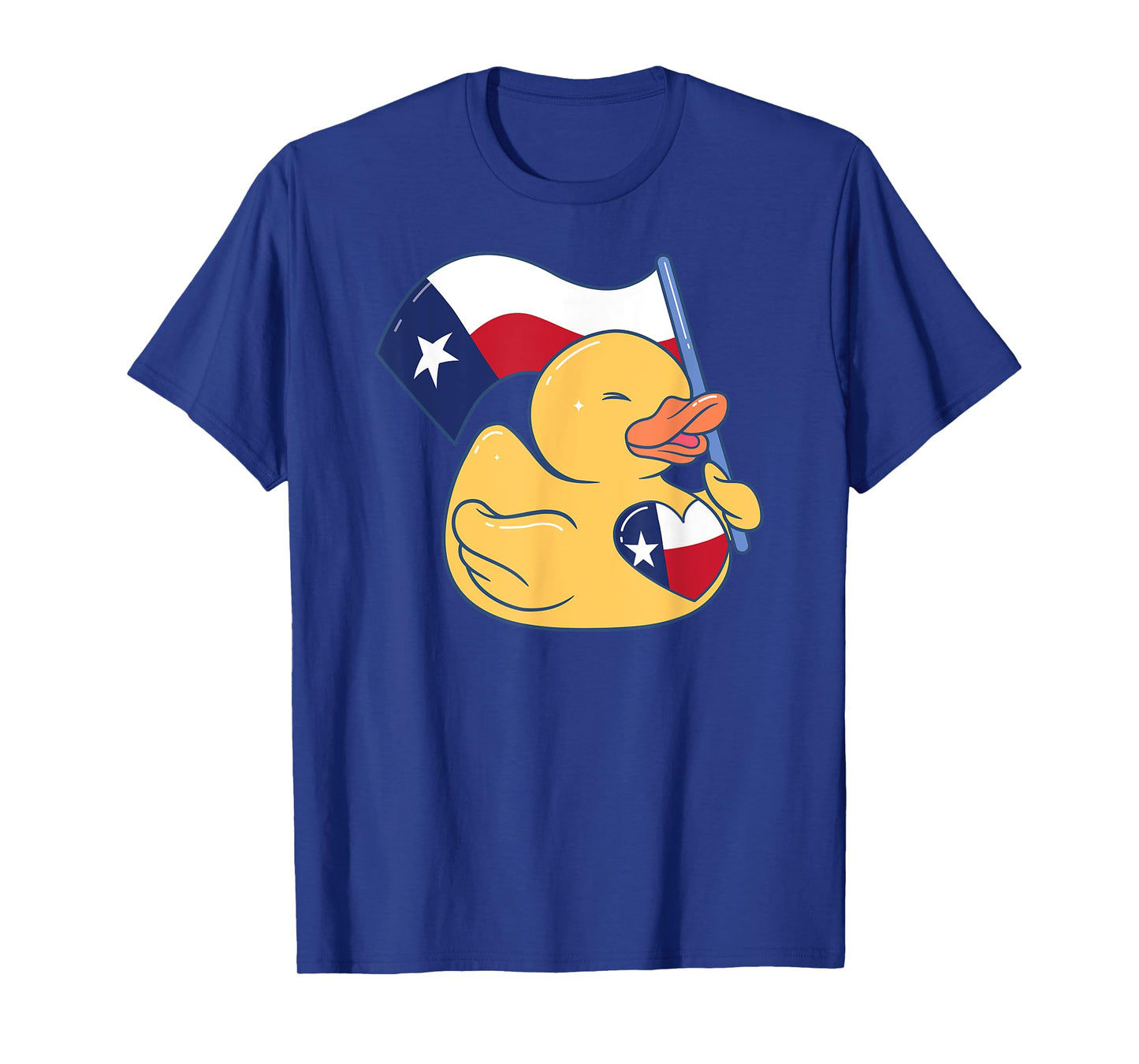 Easily Distracted By Ducks Texas Flag Bird Dallas Austin Tx T-Shirt