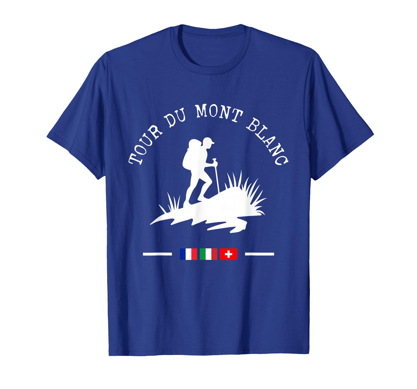 Tour du Mont Blanc Trail Long-Distance Hike Alps Trekking T-Shirt